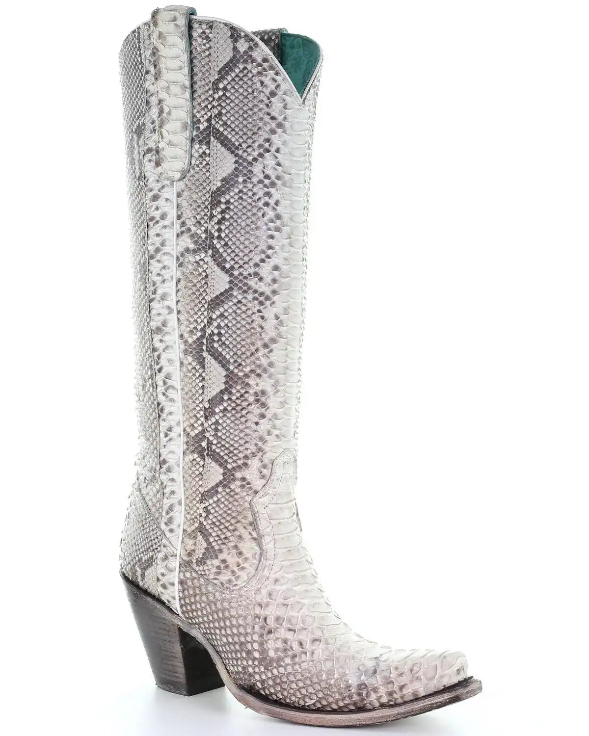 Corral Women's Python Tall Western Boots - Snip Toe