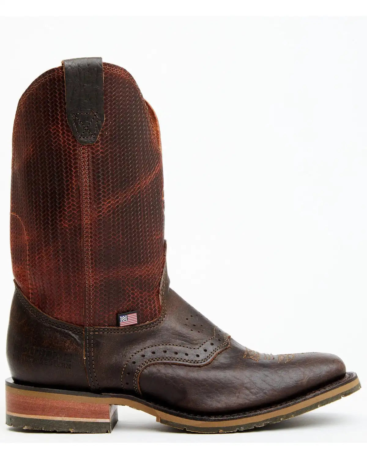Double H Men's 11" Domestic Ice Roper Performance Western Boots - Broad Square Toe