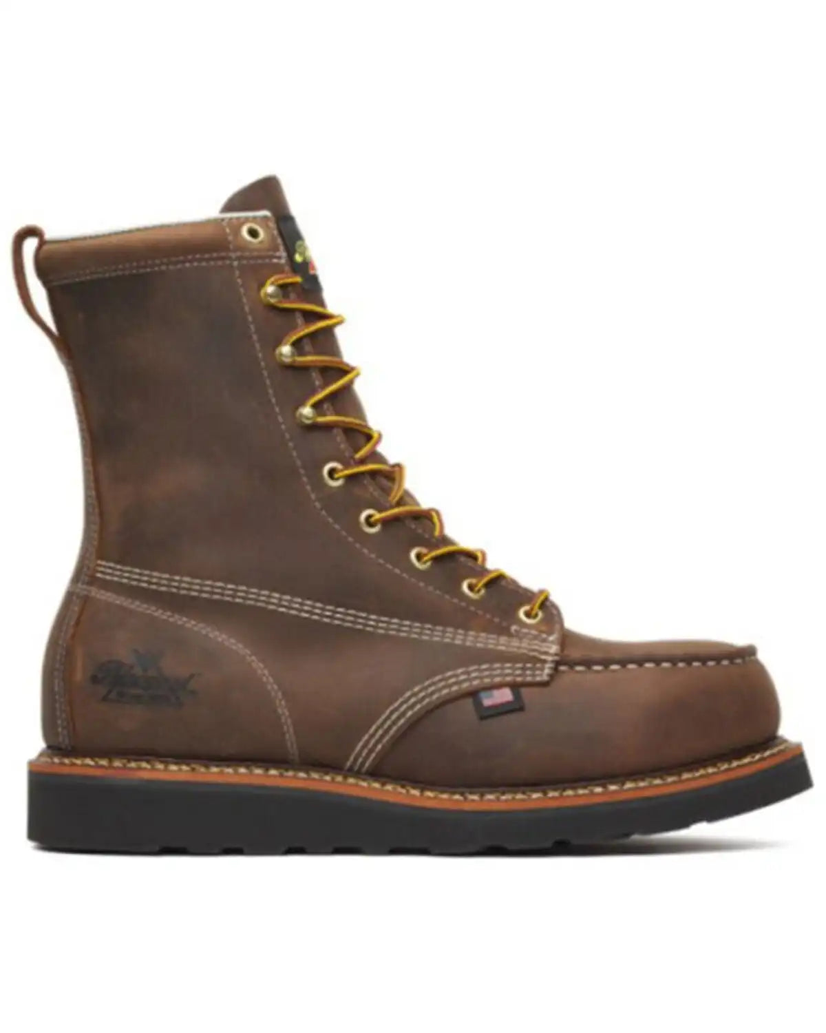 Thorogood Men's 8" American Heritage MAXWear Wedge™ Moc Work Boots - Steel Toe