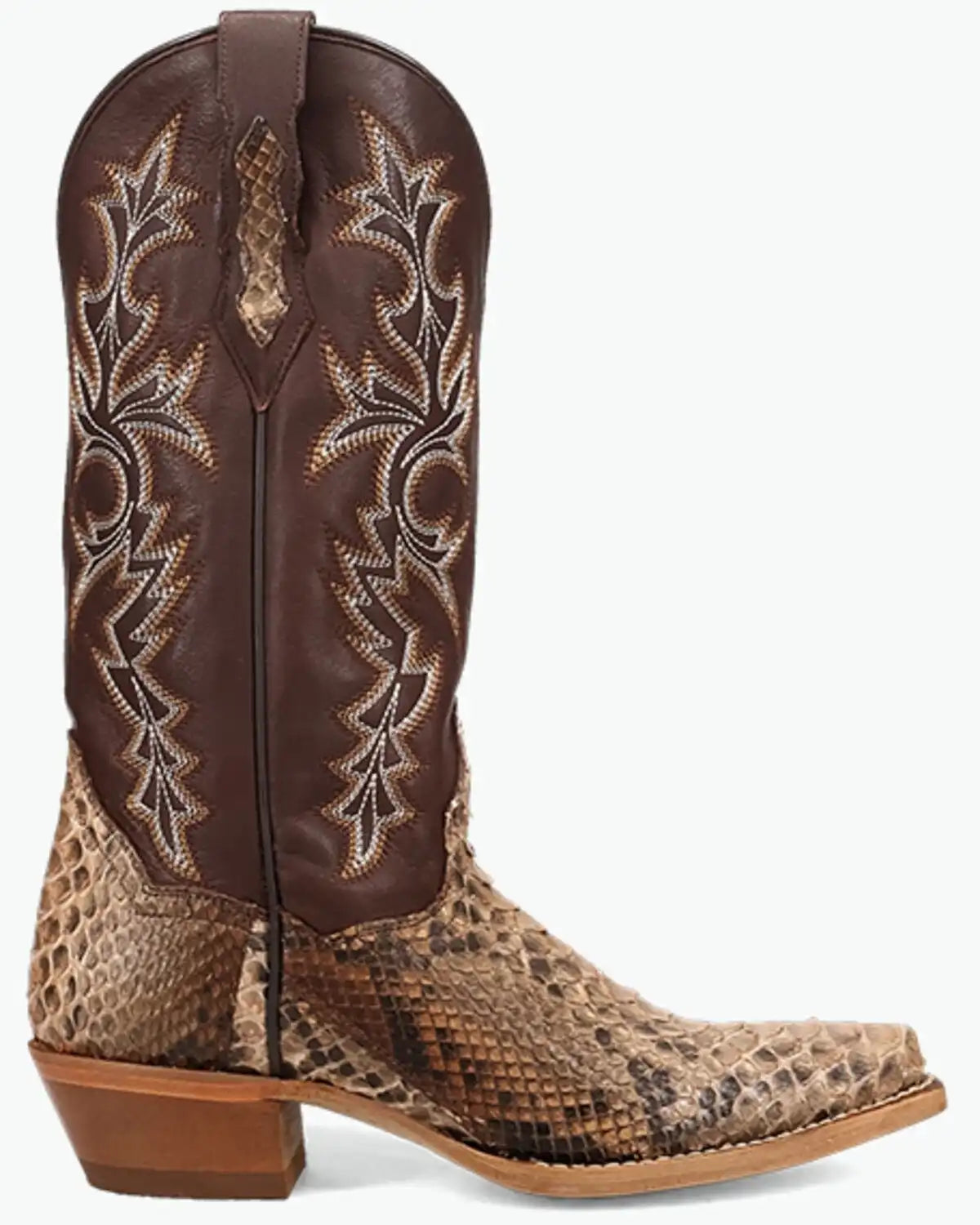 Dan Post Women's Exotic Python Western Boots - Snip Toe