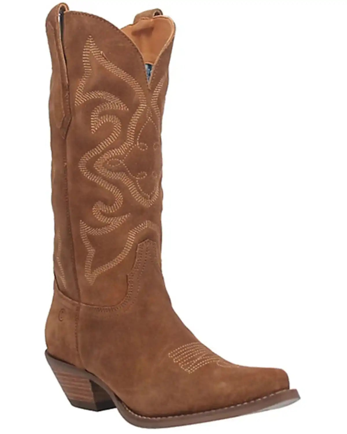 Dingo Women's Out West Suede Tall Western Boots - Round Toe