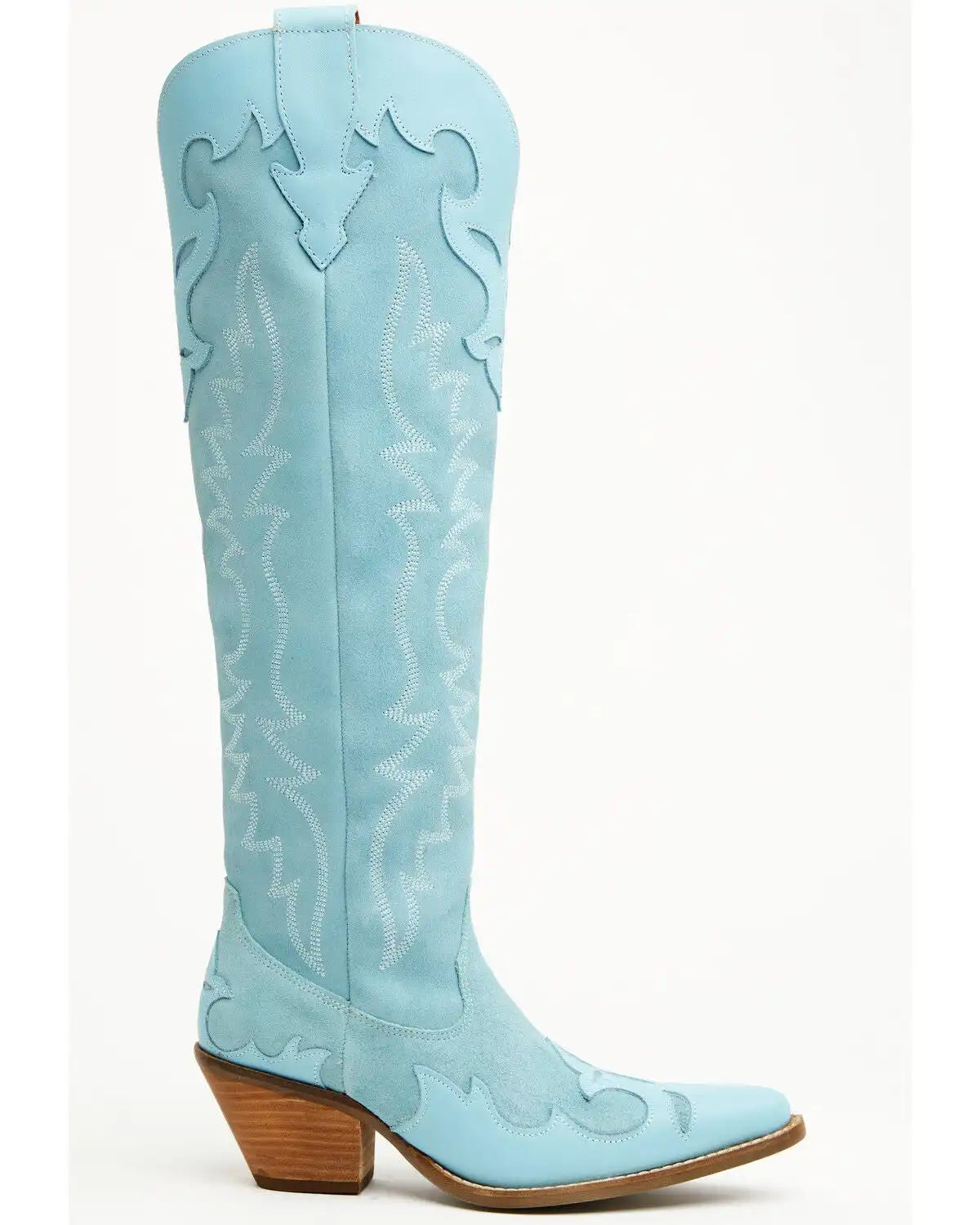 Dingo Women's Drama Queen Overlay Tall Western Boots - Round Toe