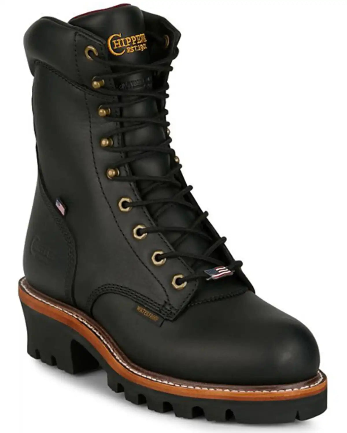Chippewa Men's 9" Super Logger Waterproof Insulated Work Boots - Steel Toe