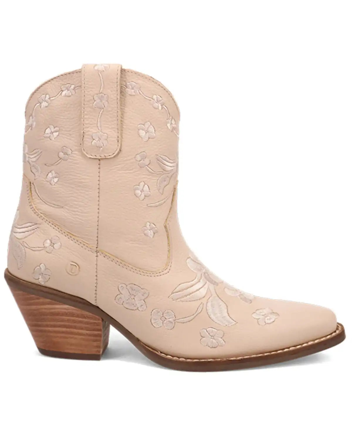 Dingo Women's Sweetheart Embroidered Booties - Round Toe