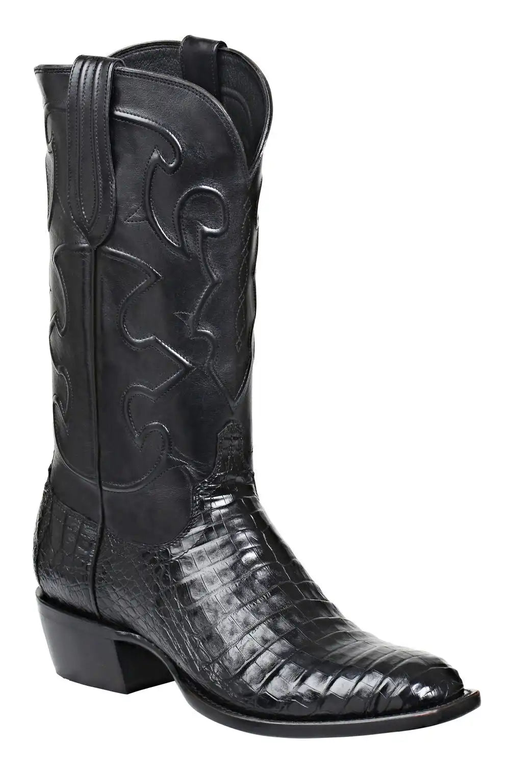 Lucchese Handmade 1883 Men's Charles Crocodile Belly Cowboy Boots - Round Toe