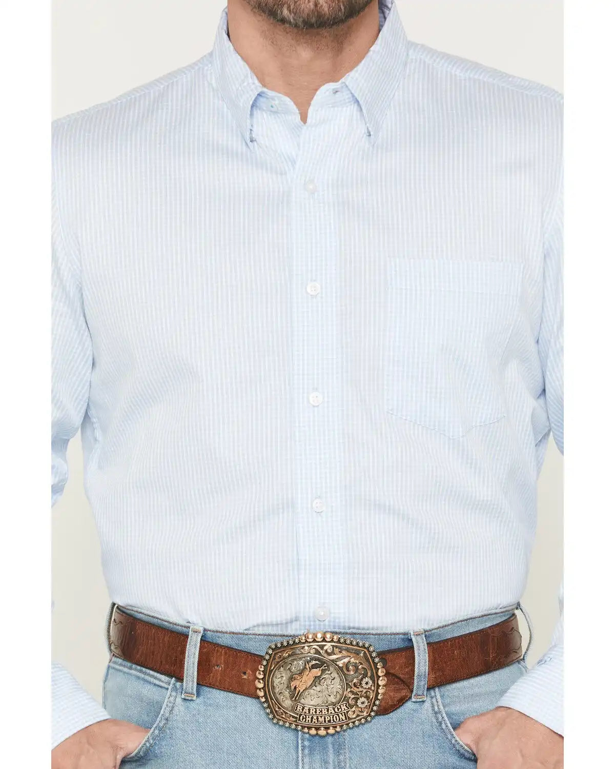 Wrangler X Cody Johnson Men's Checkered Print Long Sleeve Button-Down Western Shirt