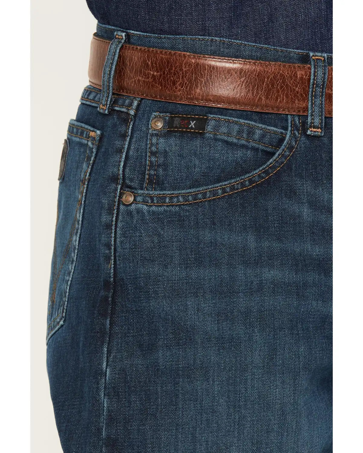 Wrangler 20X Men's 01MWX Dark Wash Competition Relaxed Bootcut Jeans