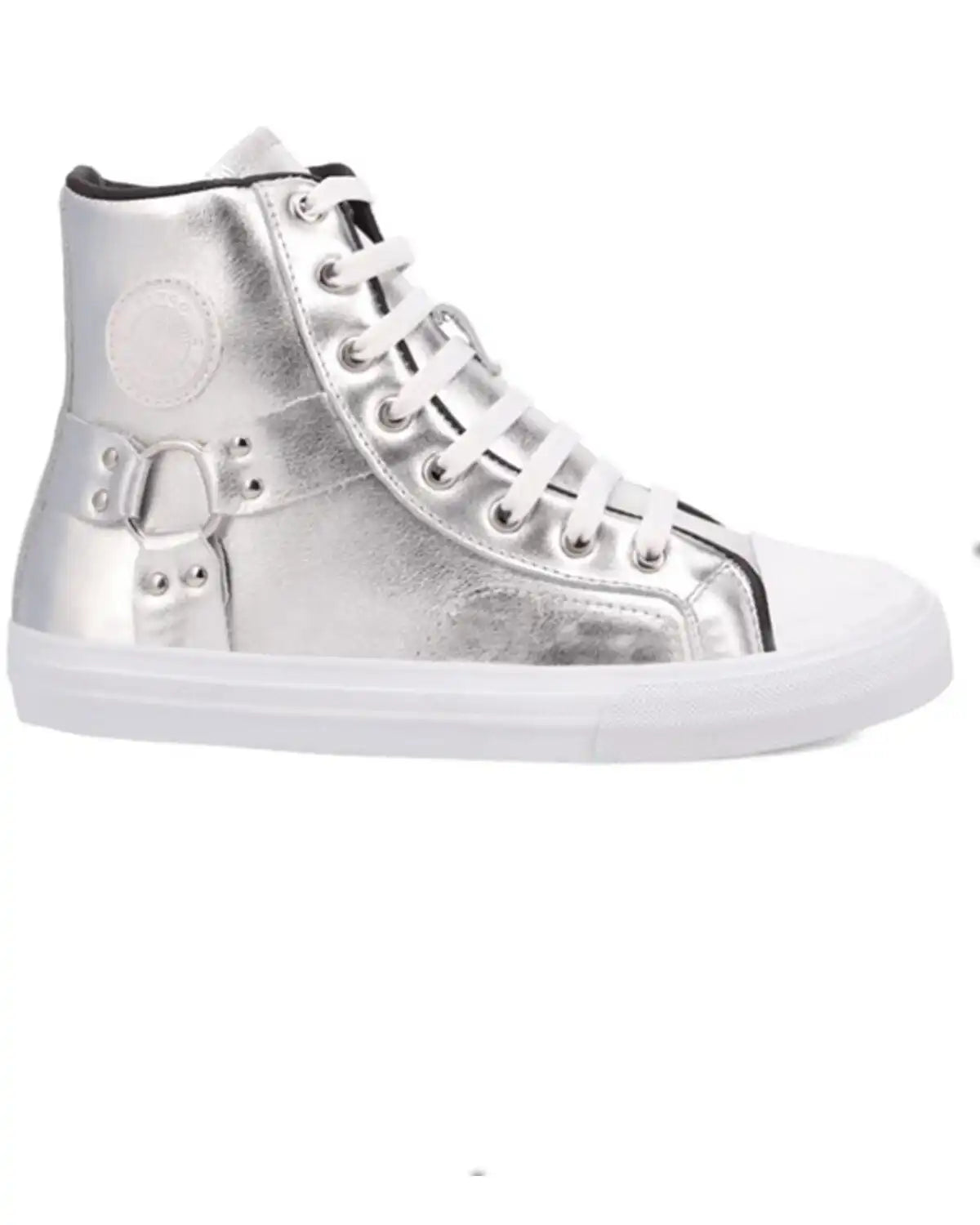 Dingo Women's Knarly Metallic High Top Sneaker