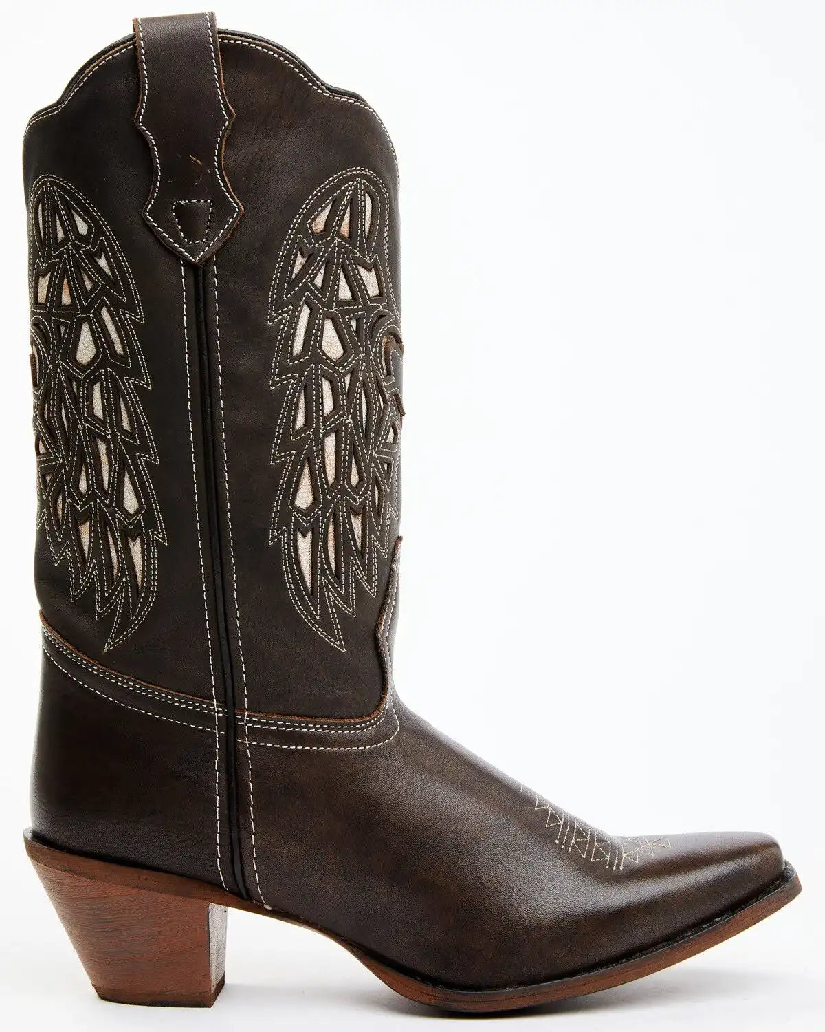 Laredo Women's Heart Angel Wing Cowboy Western Boot - Snip Toe
