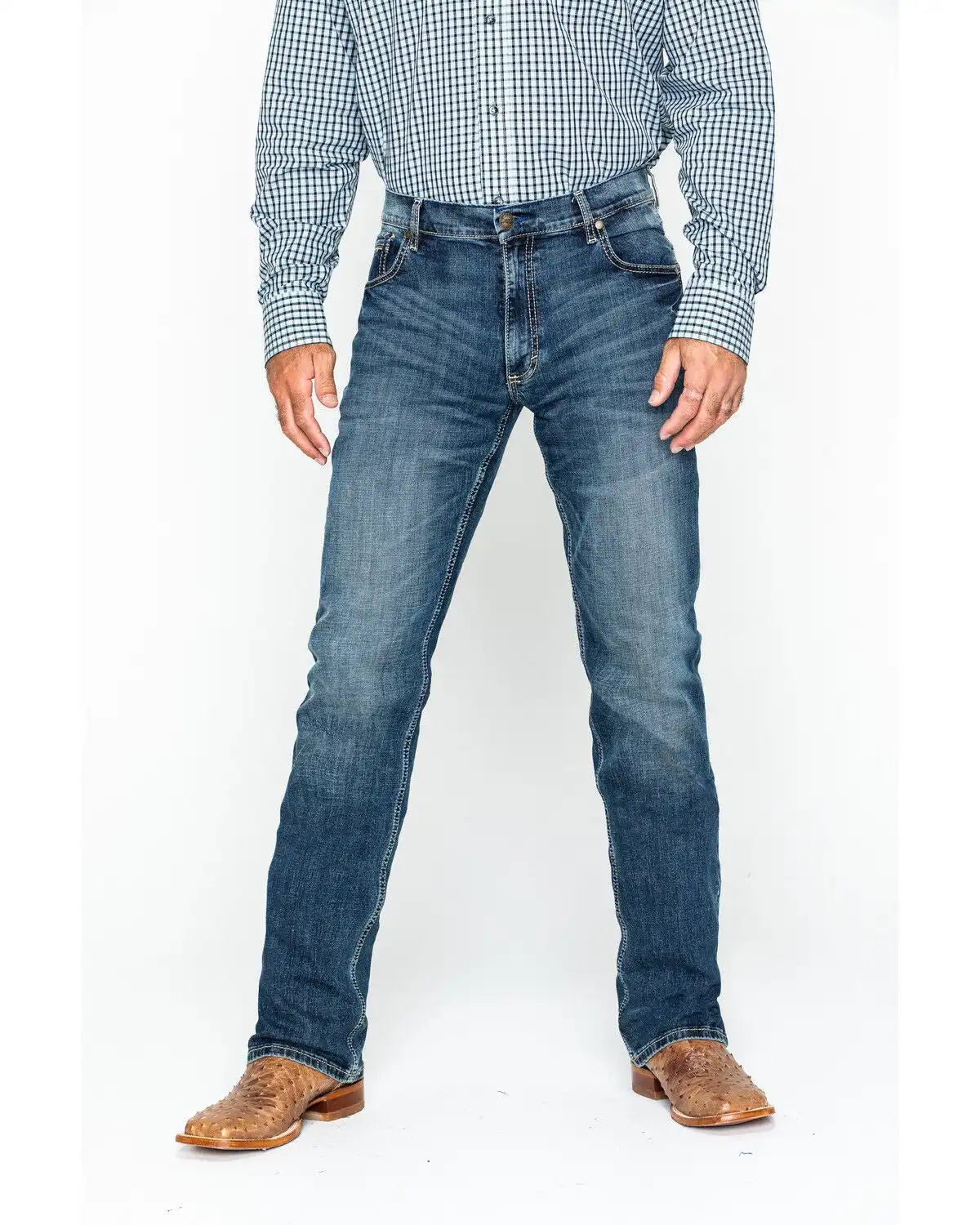 Wrangler Retro Men's Layton Slim Fit Bootcut Jeans - Big
