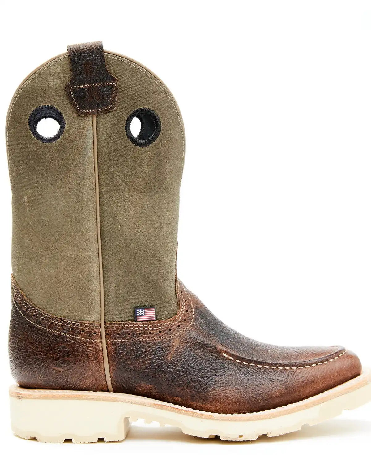 Double H Men's Domestic Roper Western Work Boots - Soft Toe