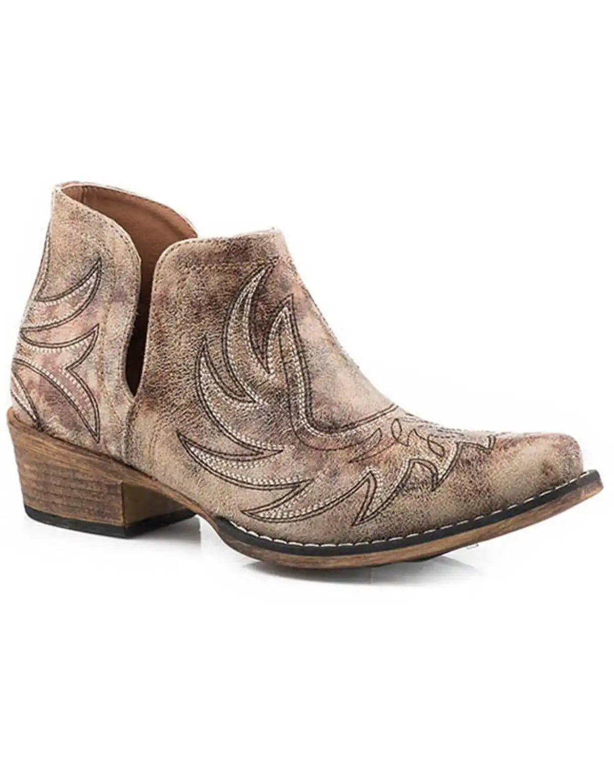 Roper Women's Ava Vintage Western Booties - Snip Toe