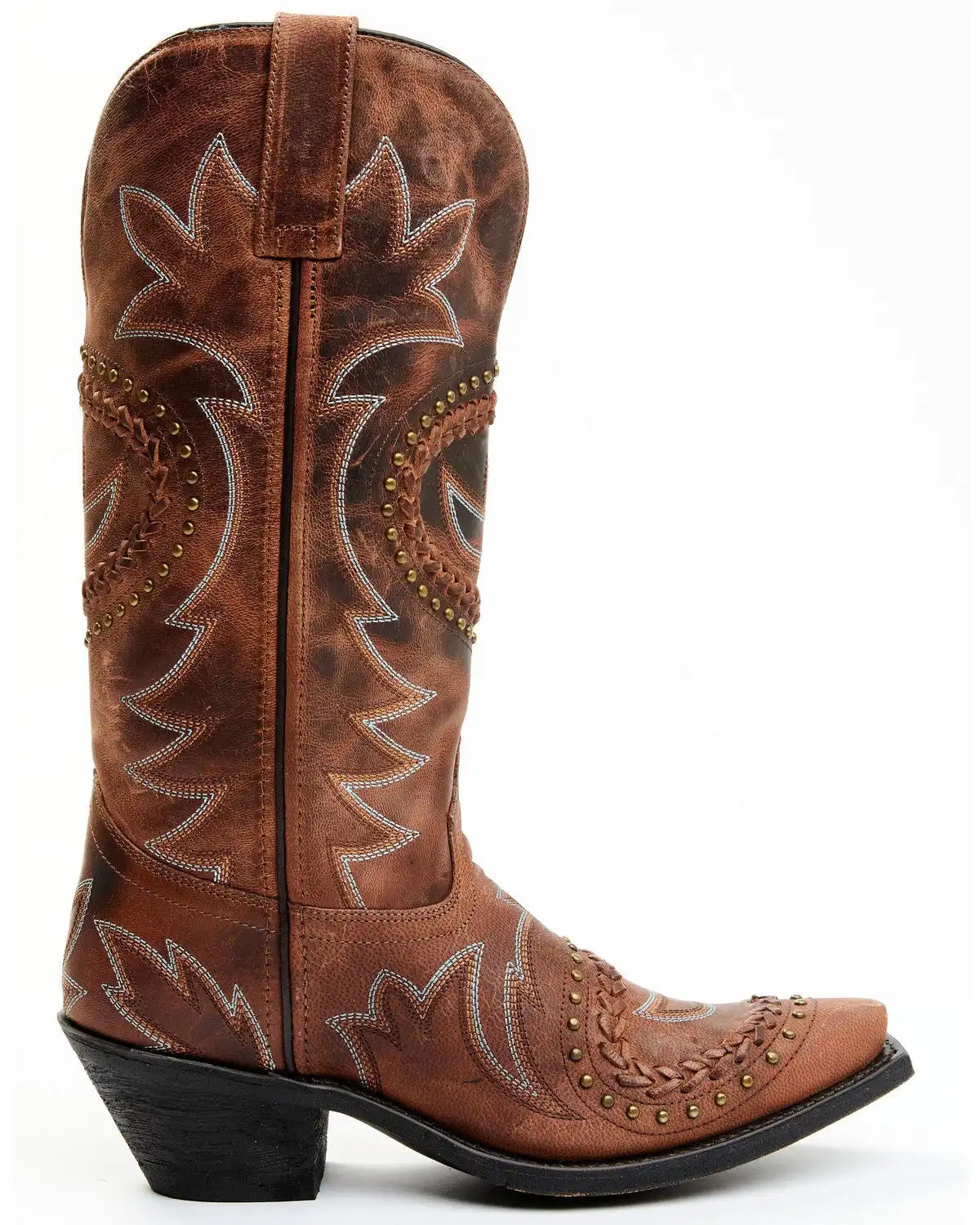 Laredo Women's Distressed Sidewinder Western Boots - Snip Toe