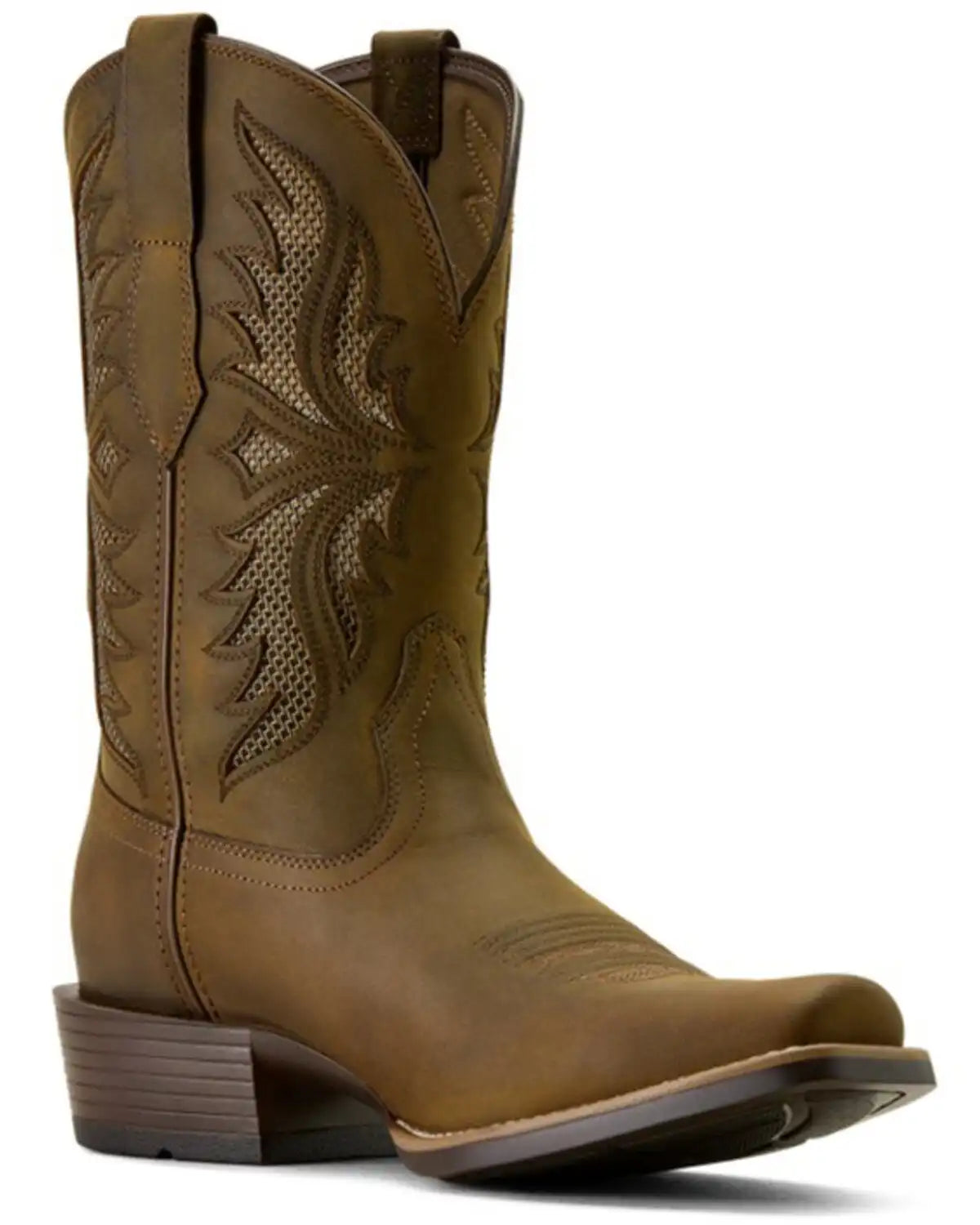 Ariat Men's Clearwater VentTEK Distressed Performance Western Boots - Square Toe
