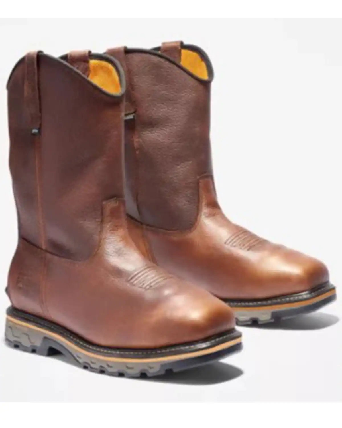 Timberland PRO Men's True Grit Pull-On Met Guard Waterproof Work Boots - Square Toe