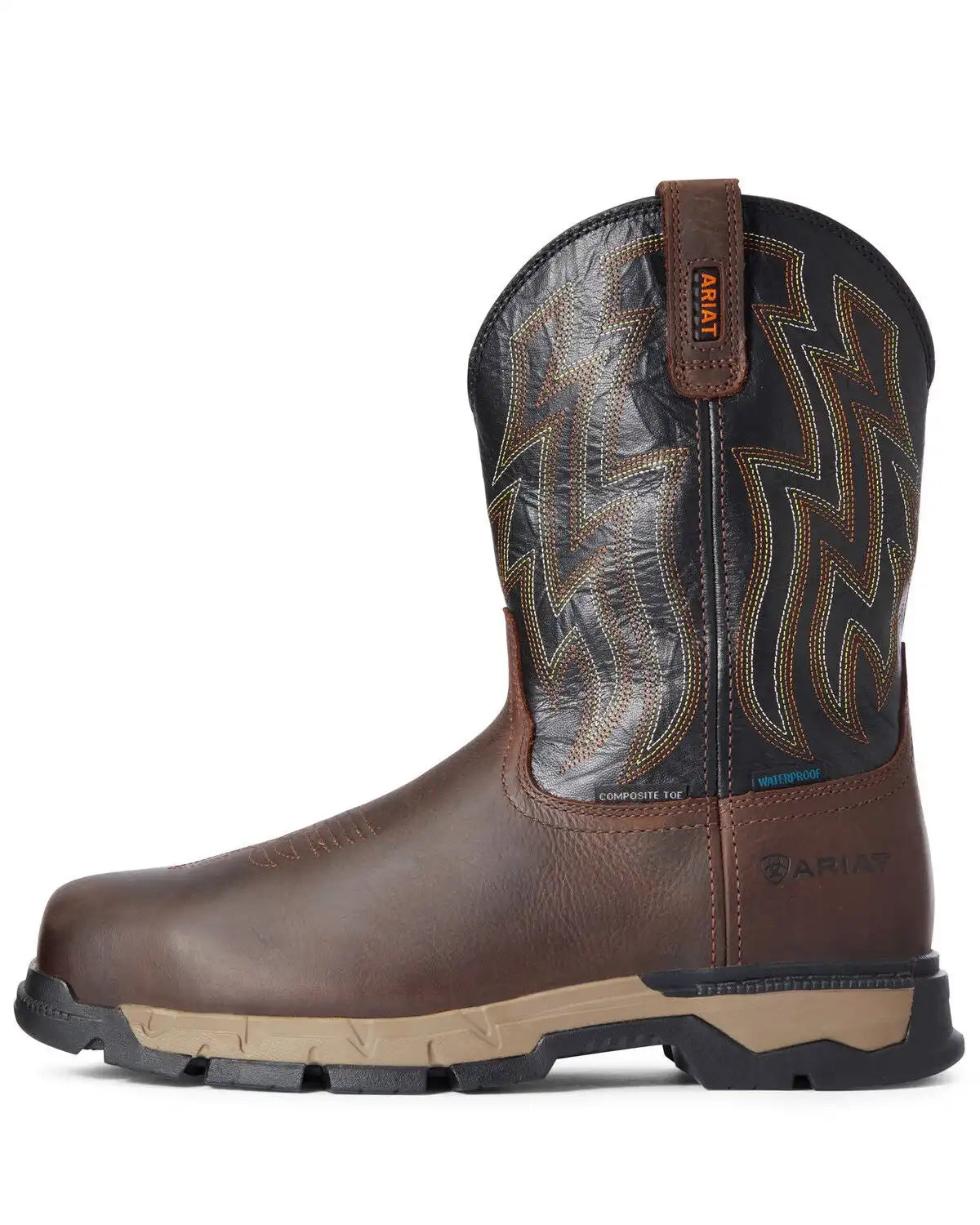Ariat Men's Rebar Flex Waterproof Western Work Boots - Composite Toe