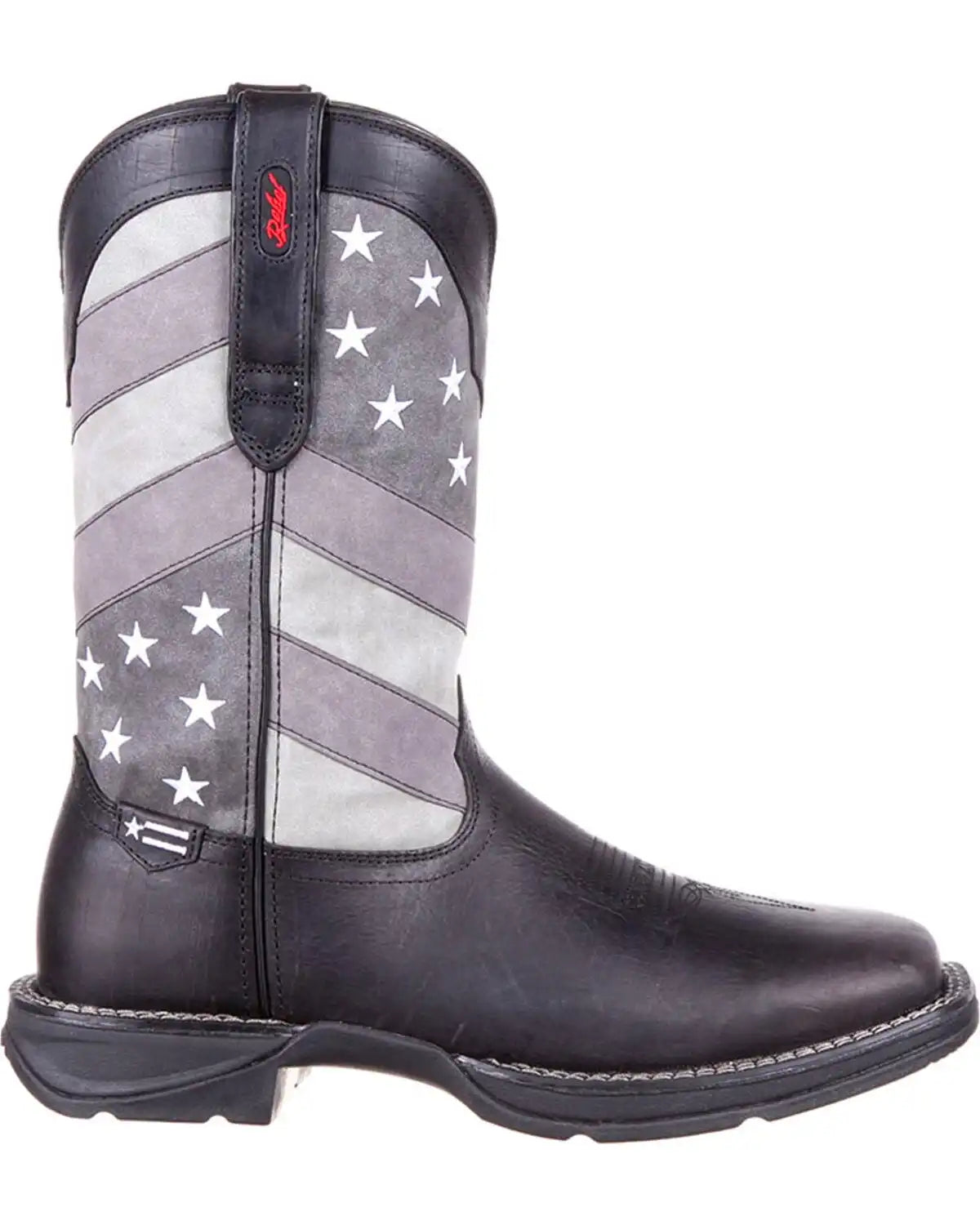 Durango Men's Rebel Faded Flag Western Performance Boots - Broad Square Toe