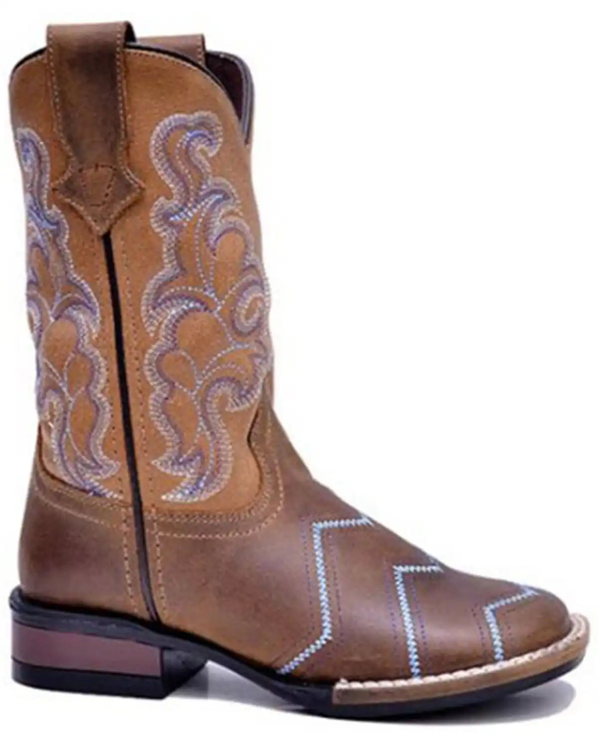 Roper Little Boys' Monterey Angles Western Boots - Broad Square Toe