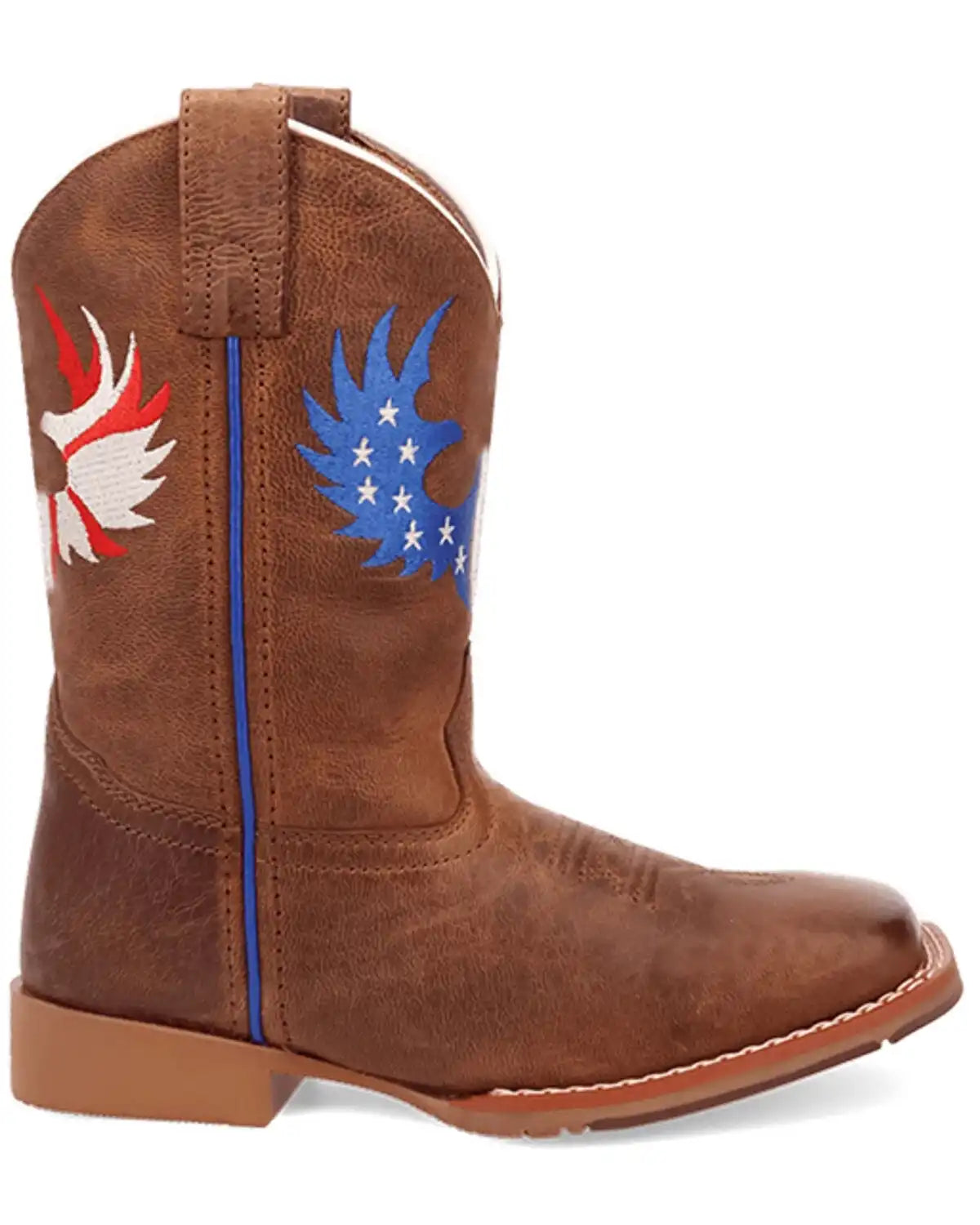 Dan Post Boys' Freedom Light Western Boots - Broad Square Toe