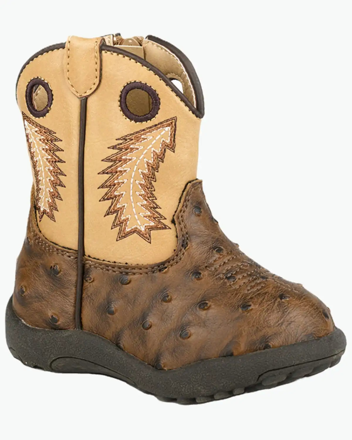 Roper Infant Boys' Cowbabies Walker Bumps Western Boots - Round Toe