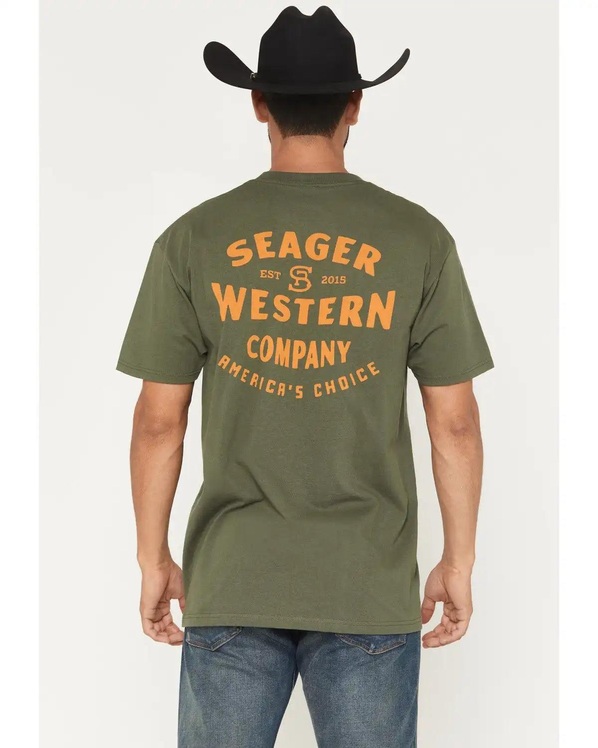Seager Men's America's Choice Short Sleeve Graphic T-Shirt