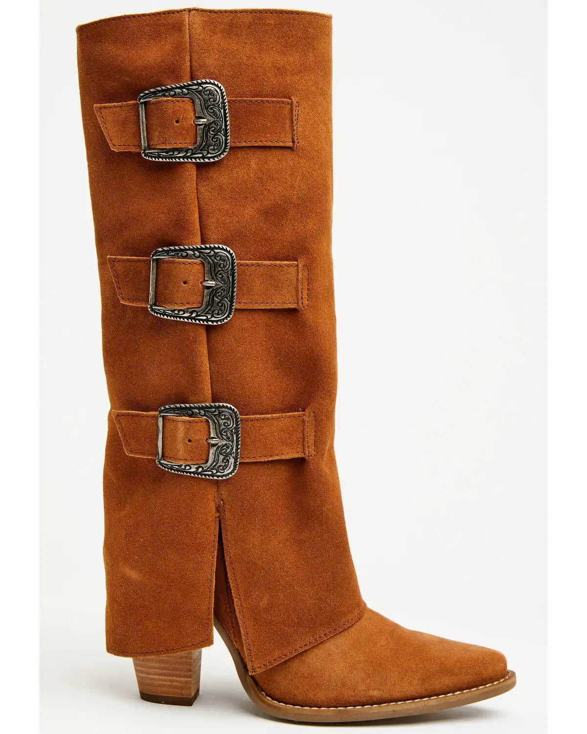 Dingo Women's Buckle Bunny Tall Western Boots - Round Toe