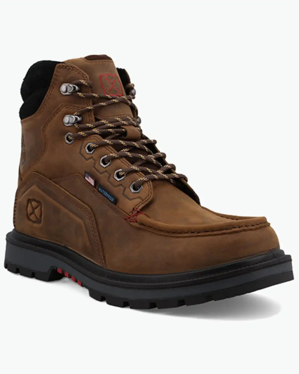 Twisted X Men's 6" Lace-Up Waterproof Work Boots - Soft Toe