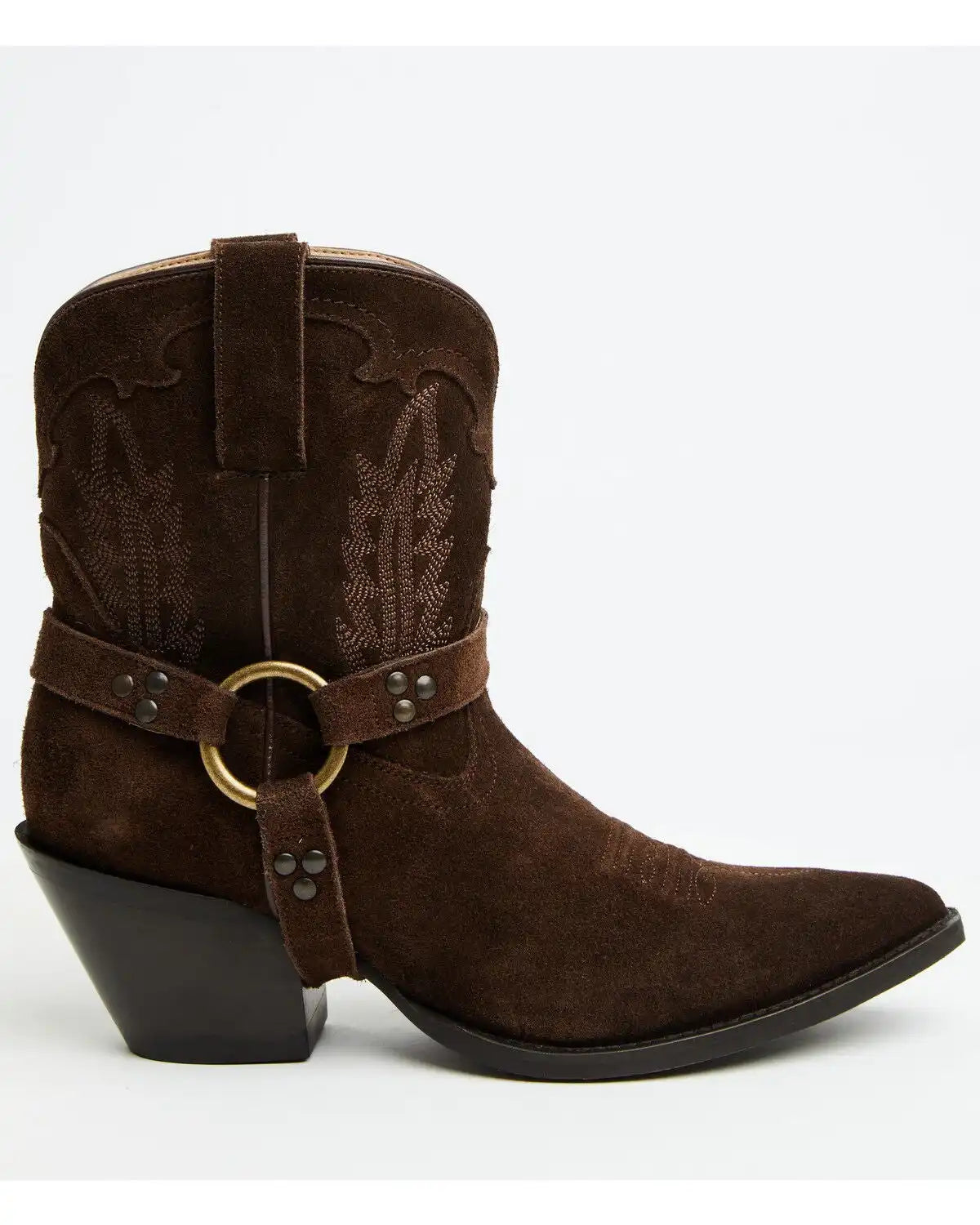 Idyllwind Women's Dust Rider Suede Western Booties - Snip Toe