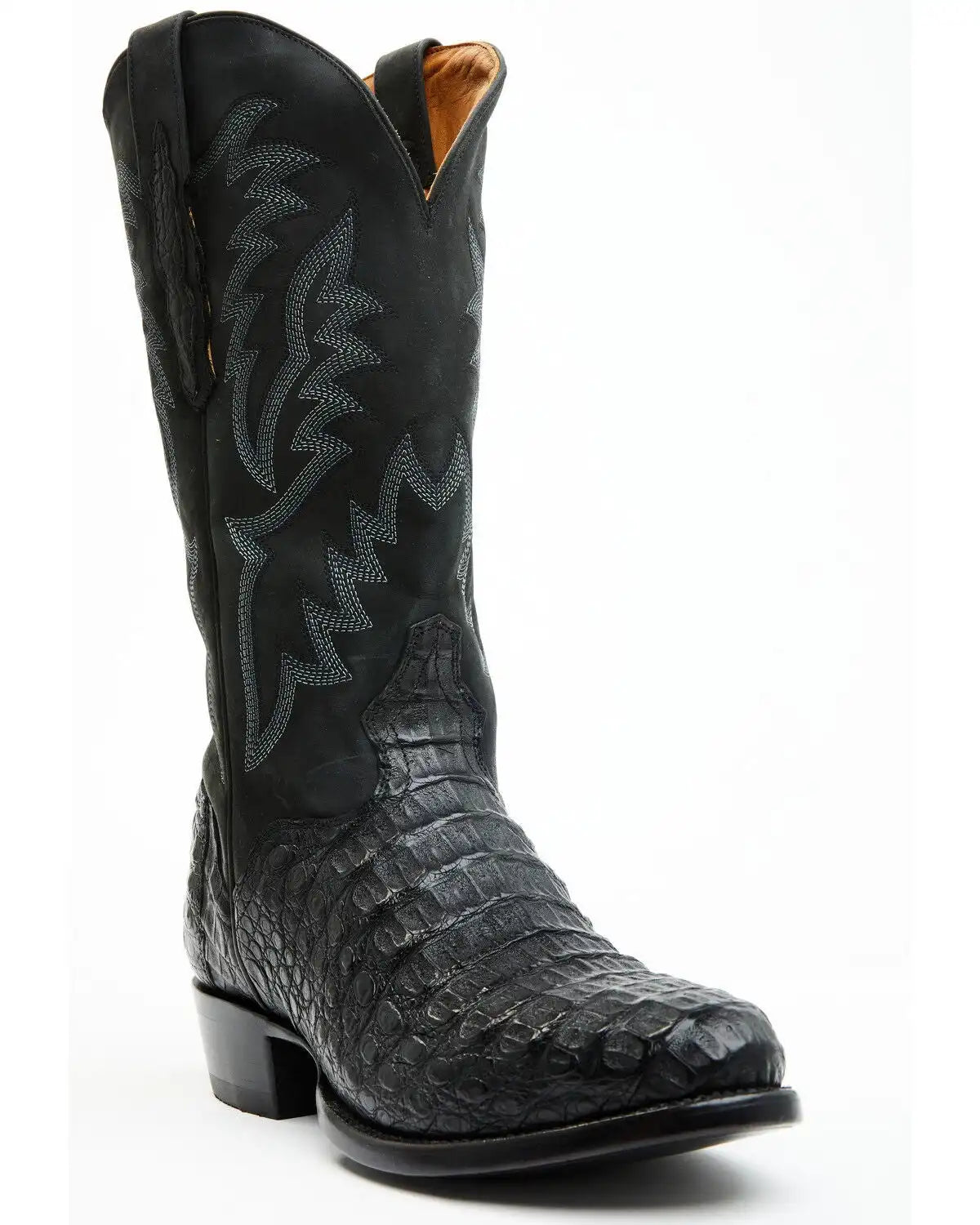 El Dorado Men's Exotic Caiman Western Boots - Round Toe