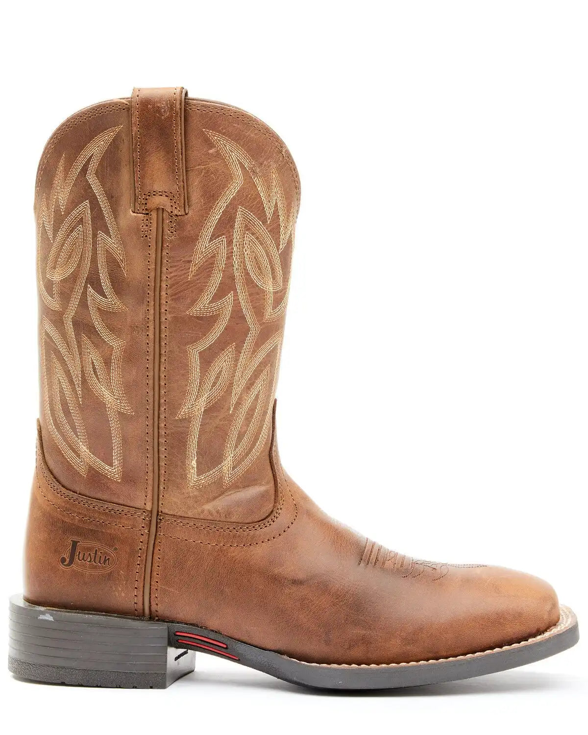 Justin Men's Stampede Canter Performance Western Boots - Broad Square Toe