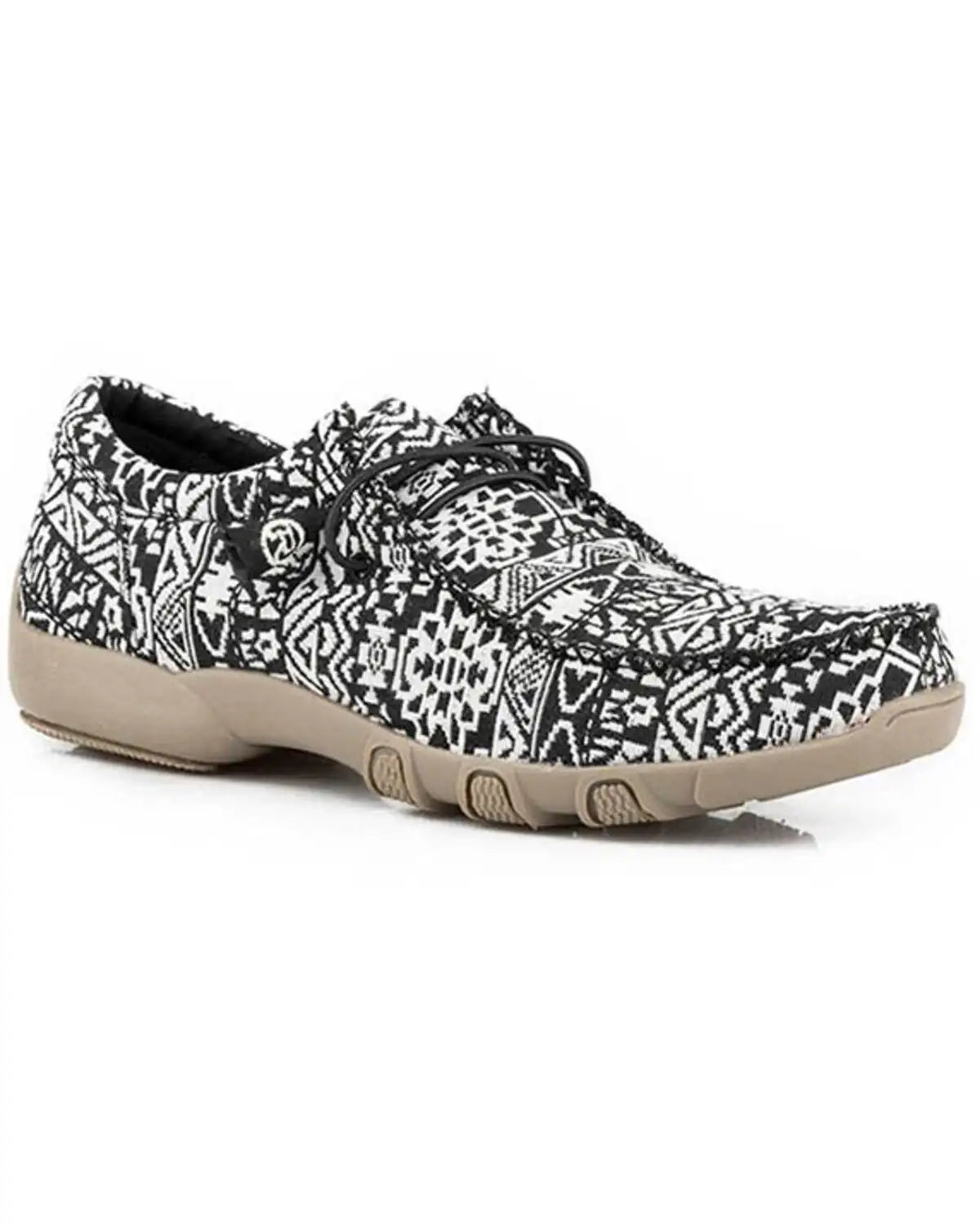 Roper Women's Chillin' Southwestern Print Casual Shoes - Moc Toe