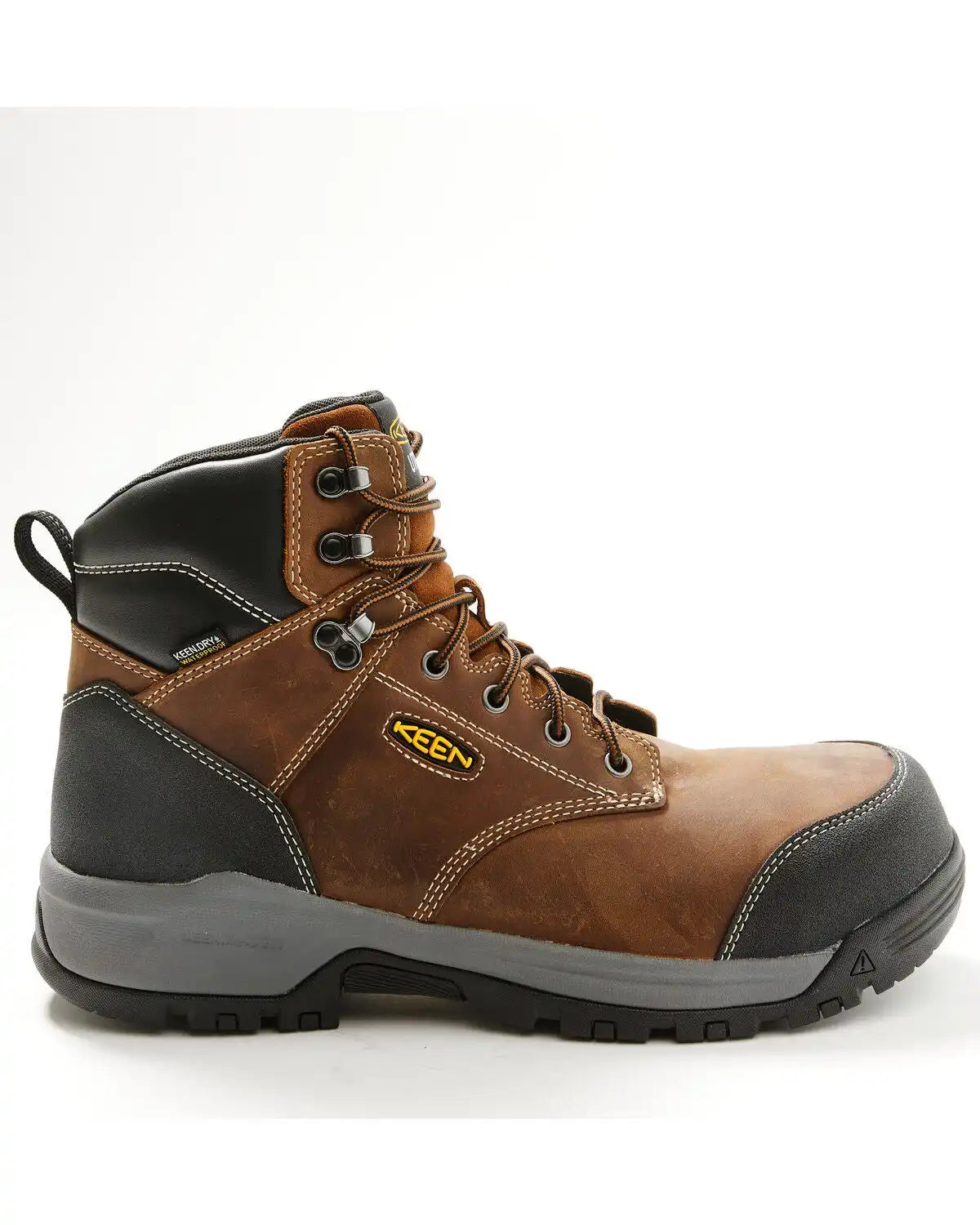 Keen Men's 6" Evanston Waterproof Work Boots - Carbon Toe