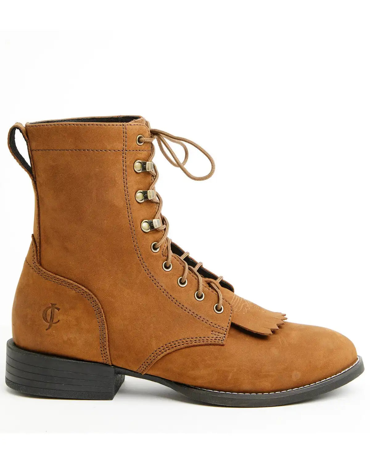 Cody James Men's 8" Highland Distressed Lace-Up Boots - Round Toe