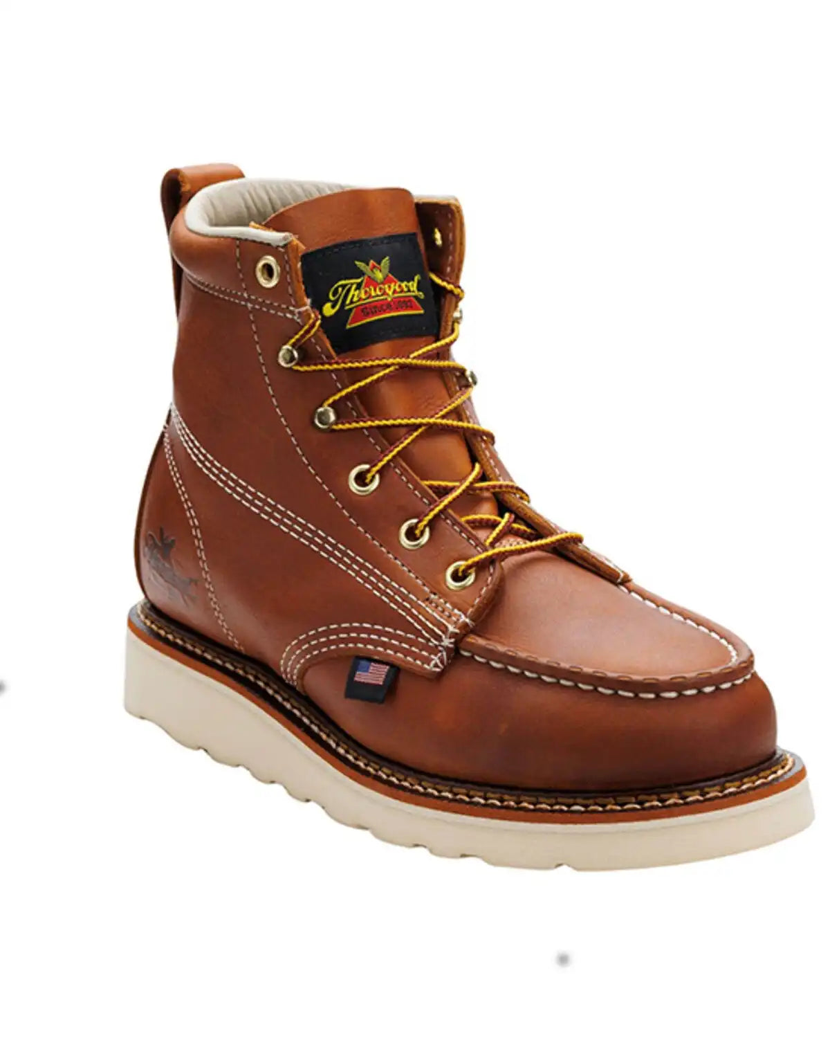 Thorogood Women's 6" American Heritage MAXWear Wedge™ USA Work Boots - Soft Toe