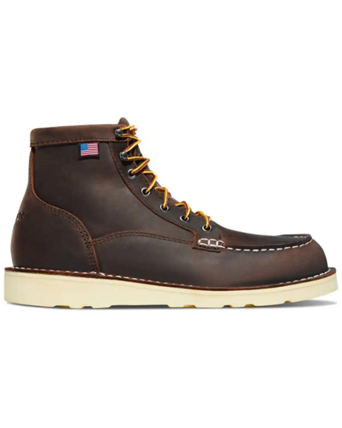 Danner Women's 6" Bull Run Full-Grain Wedge Moc Work Boot - Soft Toe