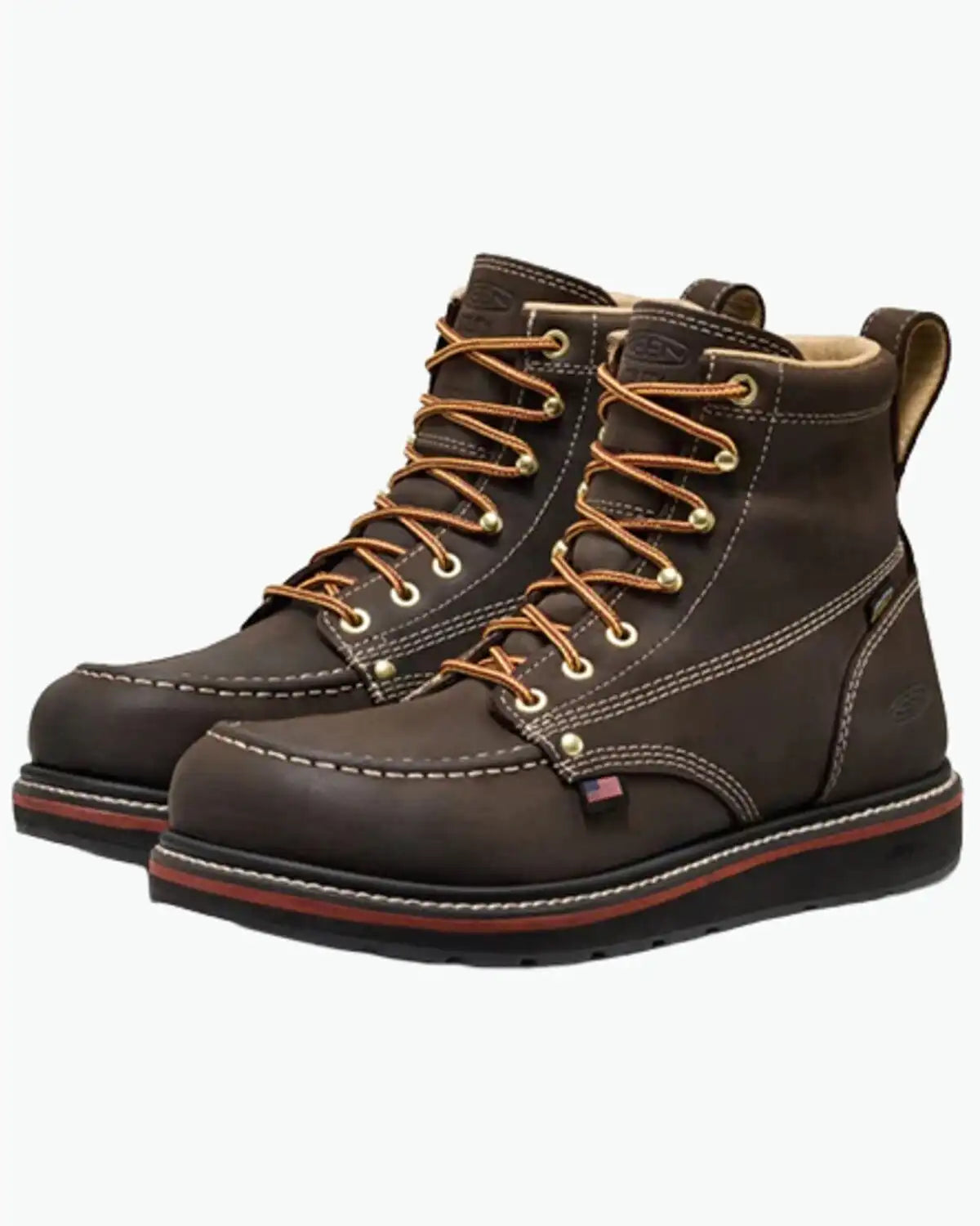 Keen Men's 6" Liberty Waterproof Work Boots - Carbon Toe