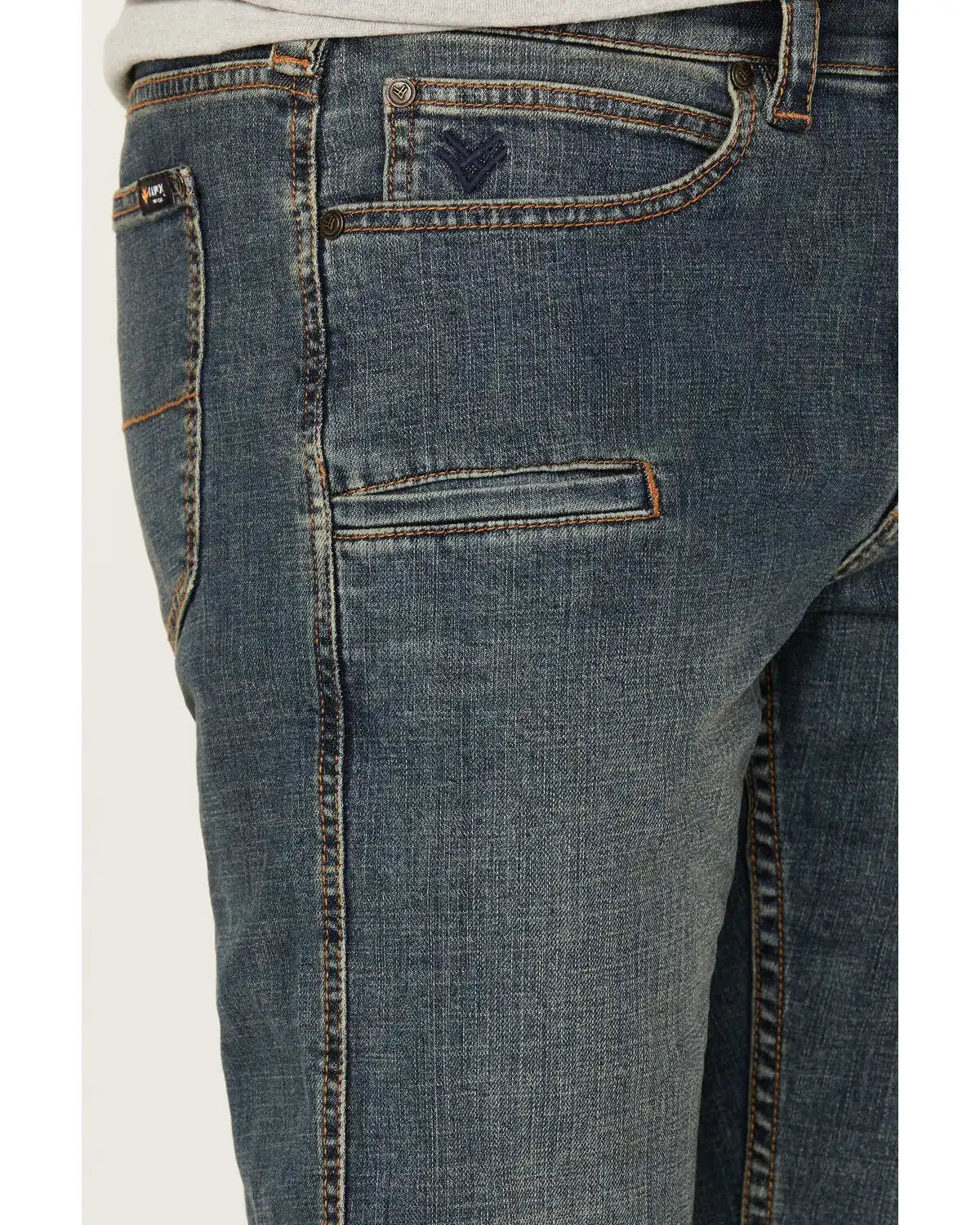 Hawx Men's Heritage Medium Wash Stretch Denim Jeans