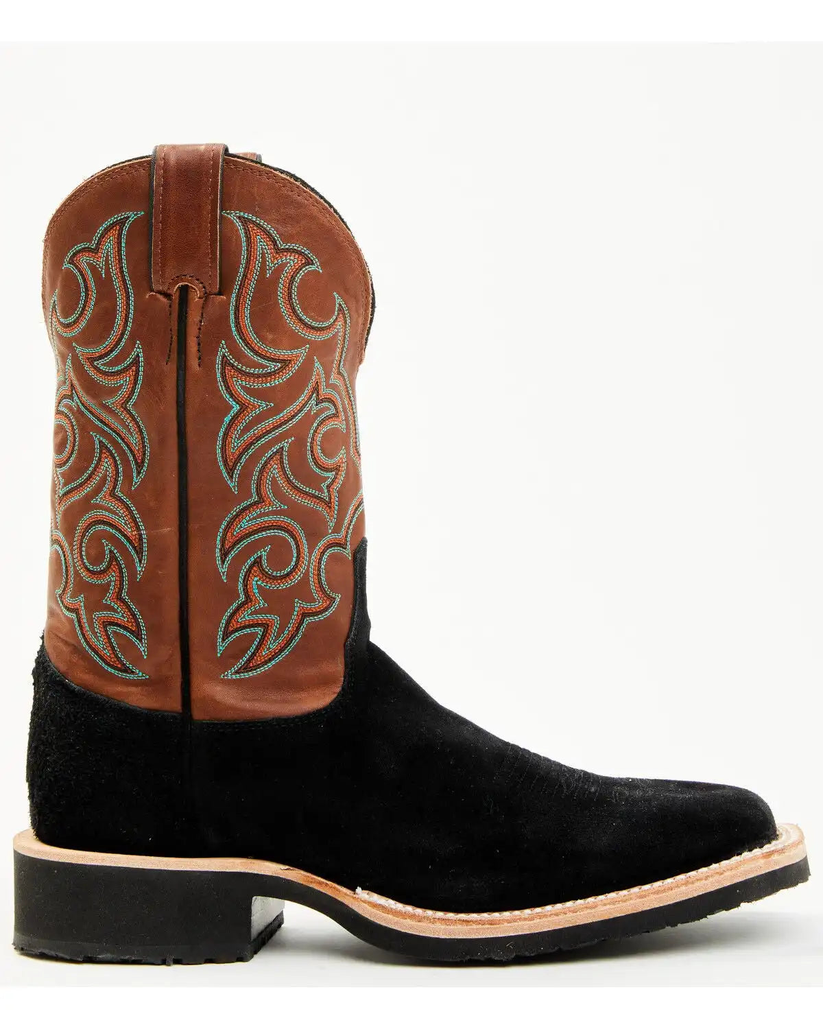 Justin Men's Alamo Roughout Performance Western Boots - Broad Square Toe