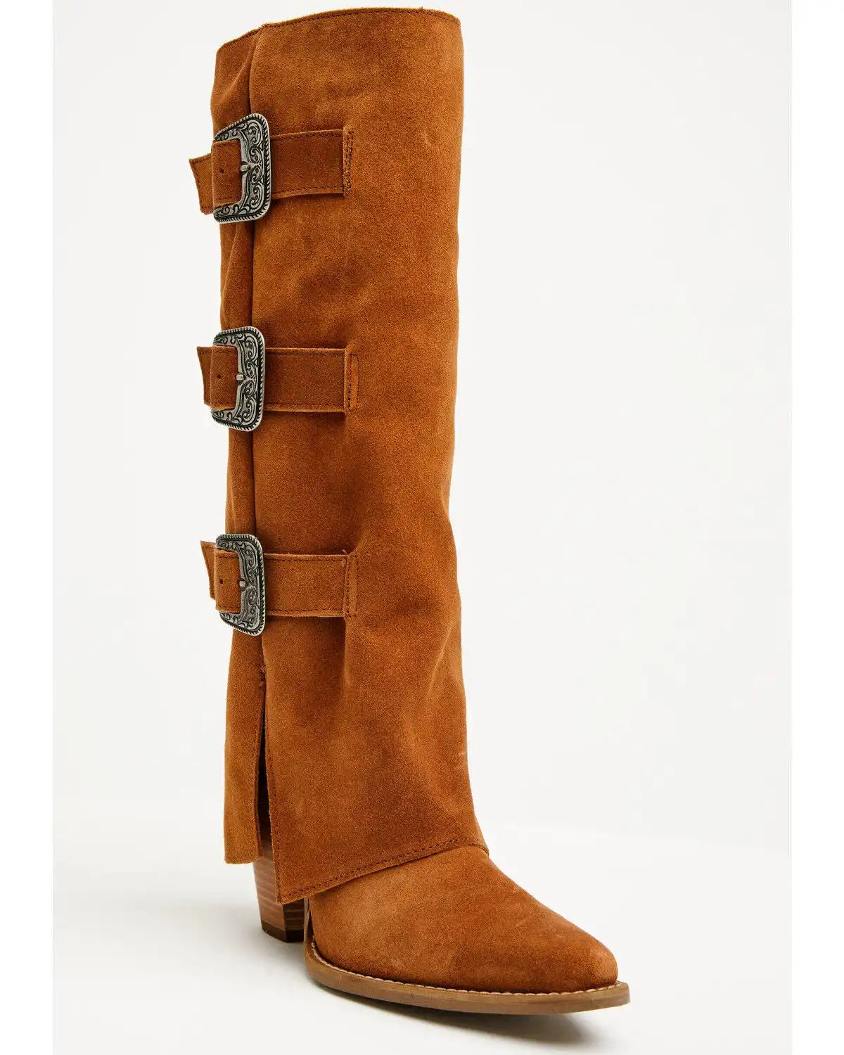 Dingo Women's Buckle Bunny Tall Western Boots - Round Toe