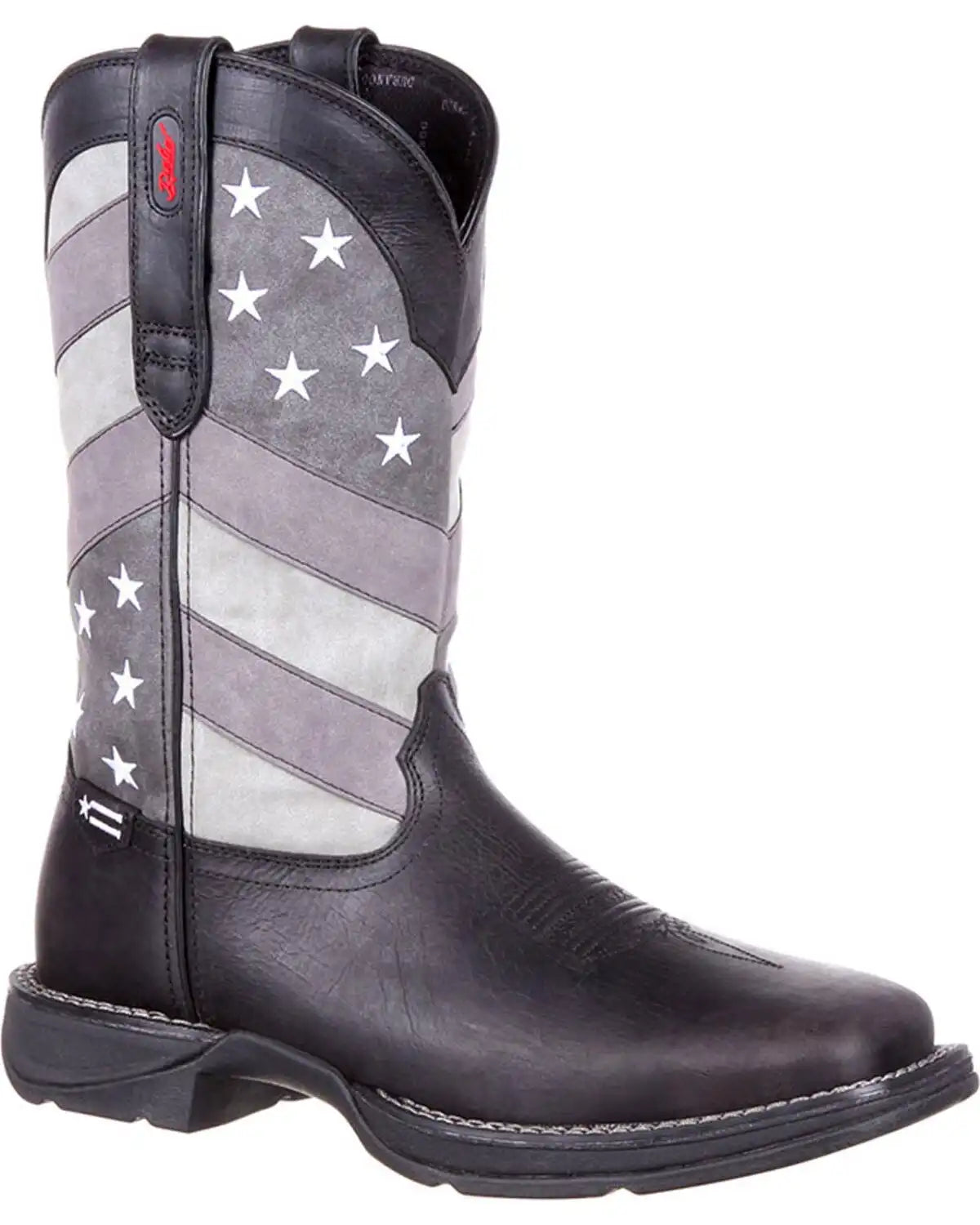 Durango Men's Rebel Faded Flag Western Performance Boots - Broad Square Toe