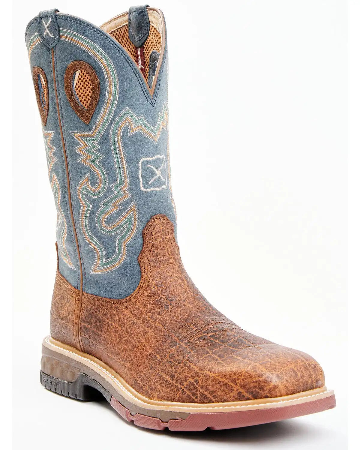 Twisted X Men's Brown Western Work Boots - Alloy Toe
