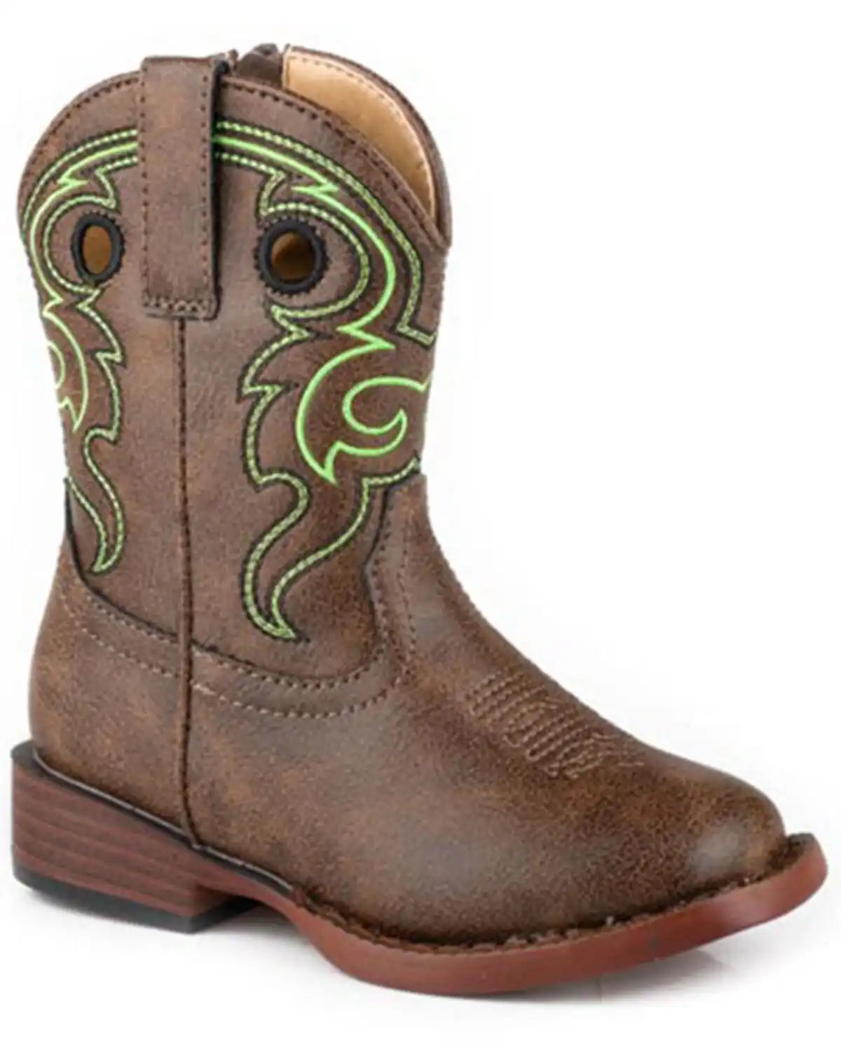 Roper Toddler Boys' Reno Western Boots - Square Toe