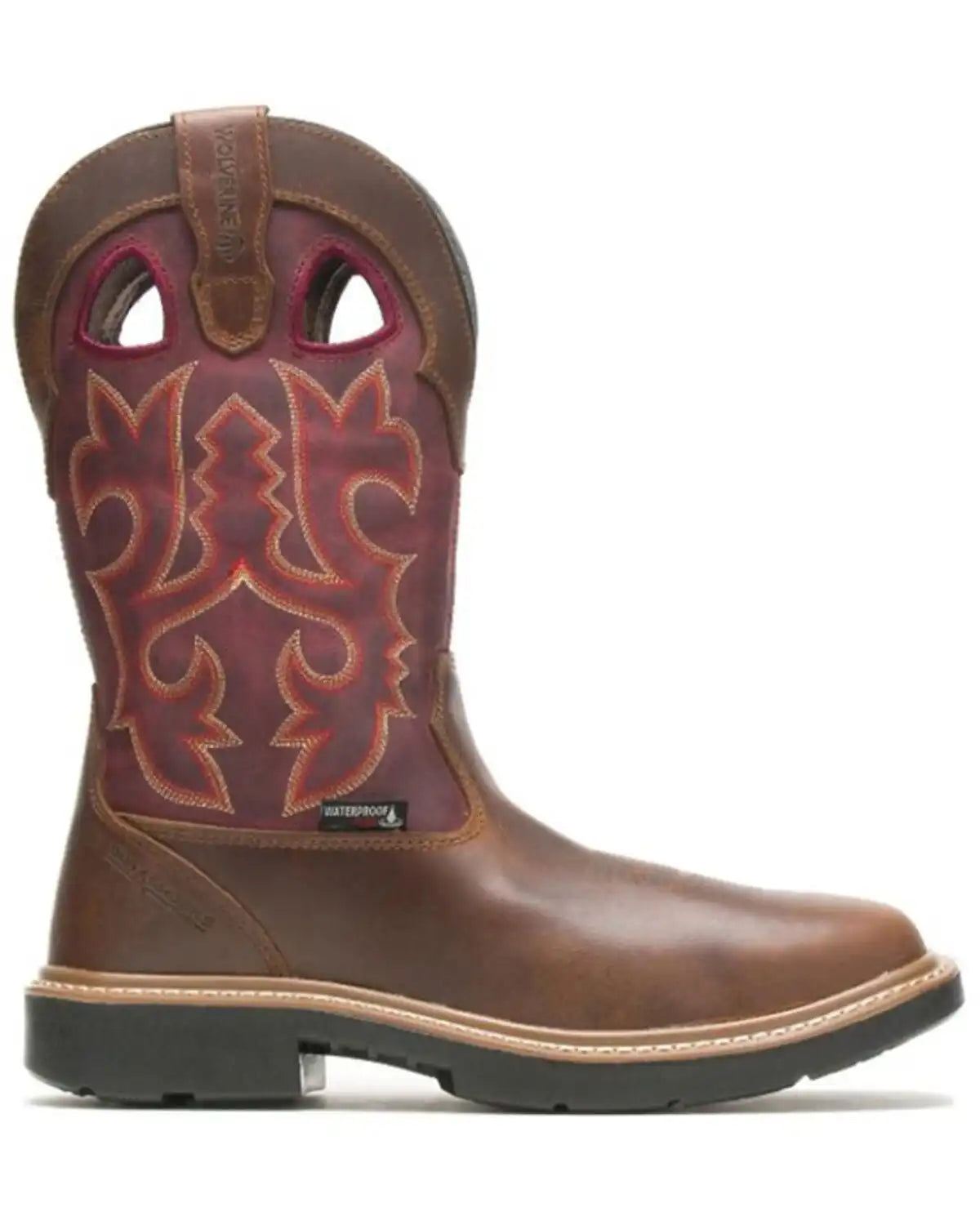 Wolverine Men's Rancher Durashock Wellington Pull-On Safety Work Boots - Composite Toe