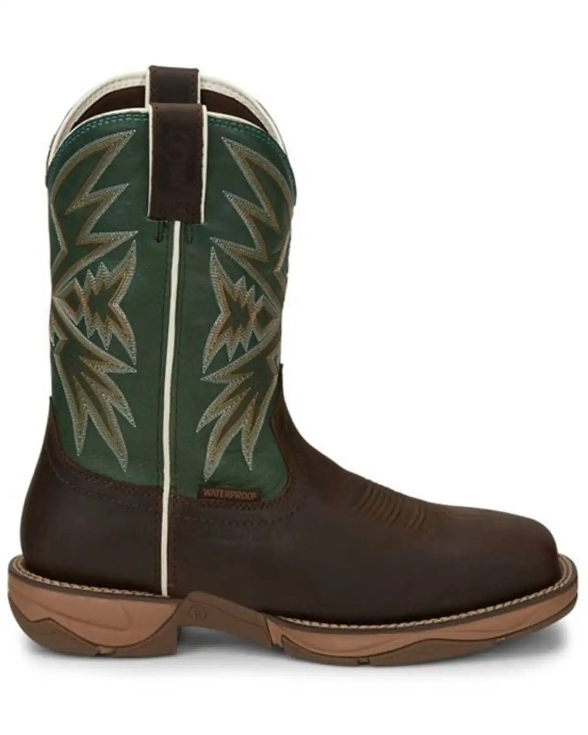 Tony Lama Men's Bartlett Amber Western Work Boots - Steel Toe