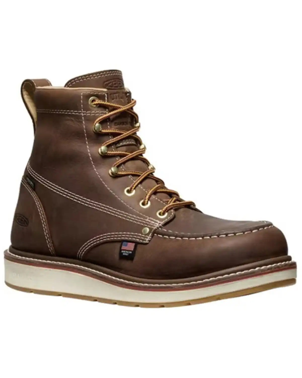Keen Men's 6" Liberty Waterproof Moc Work Boots - Composite Toe