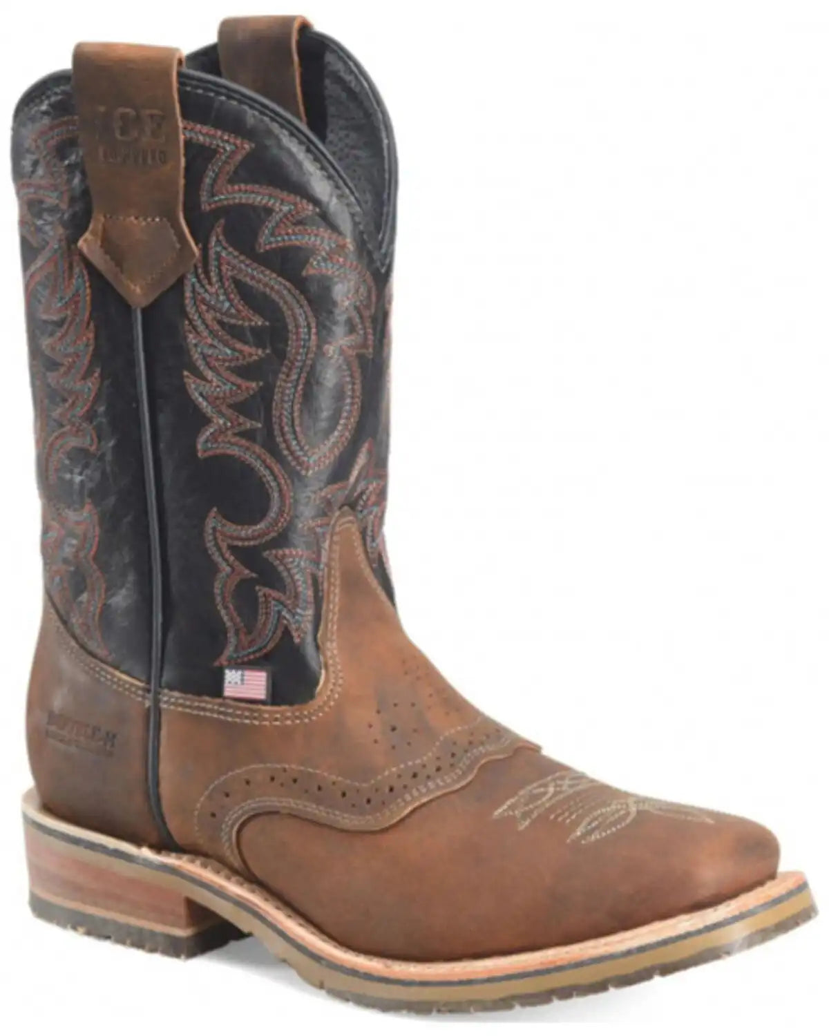 Double H Men's 11" Union Built Roper Performance Western Boots - Broad Square Toe