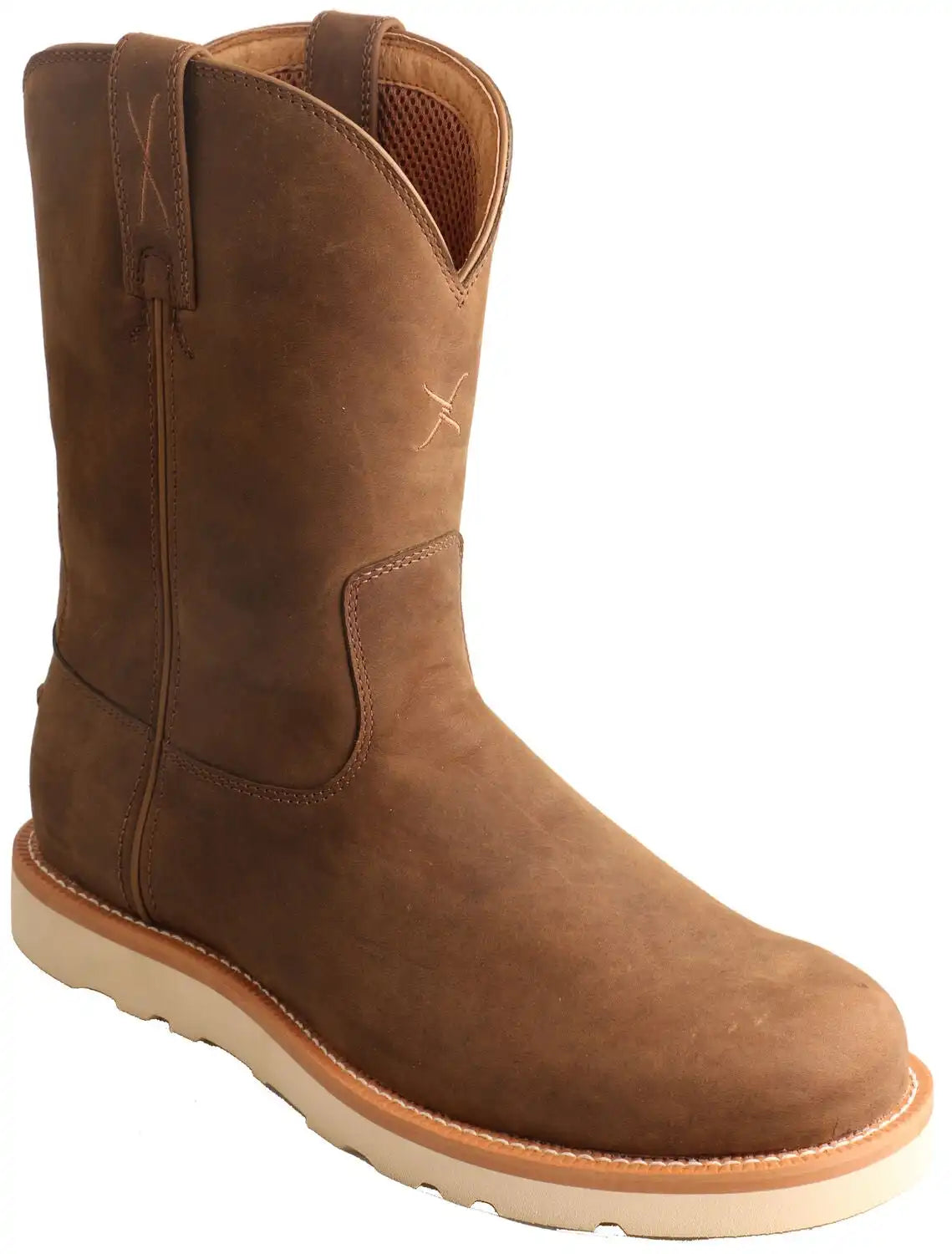 Twisted X Men's Distressed Saddle Performance Western Boots - Round Toe