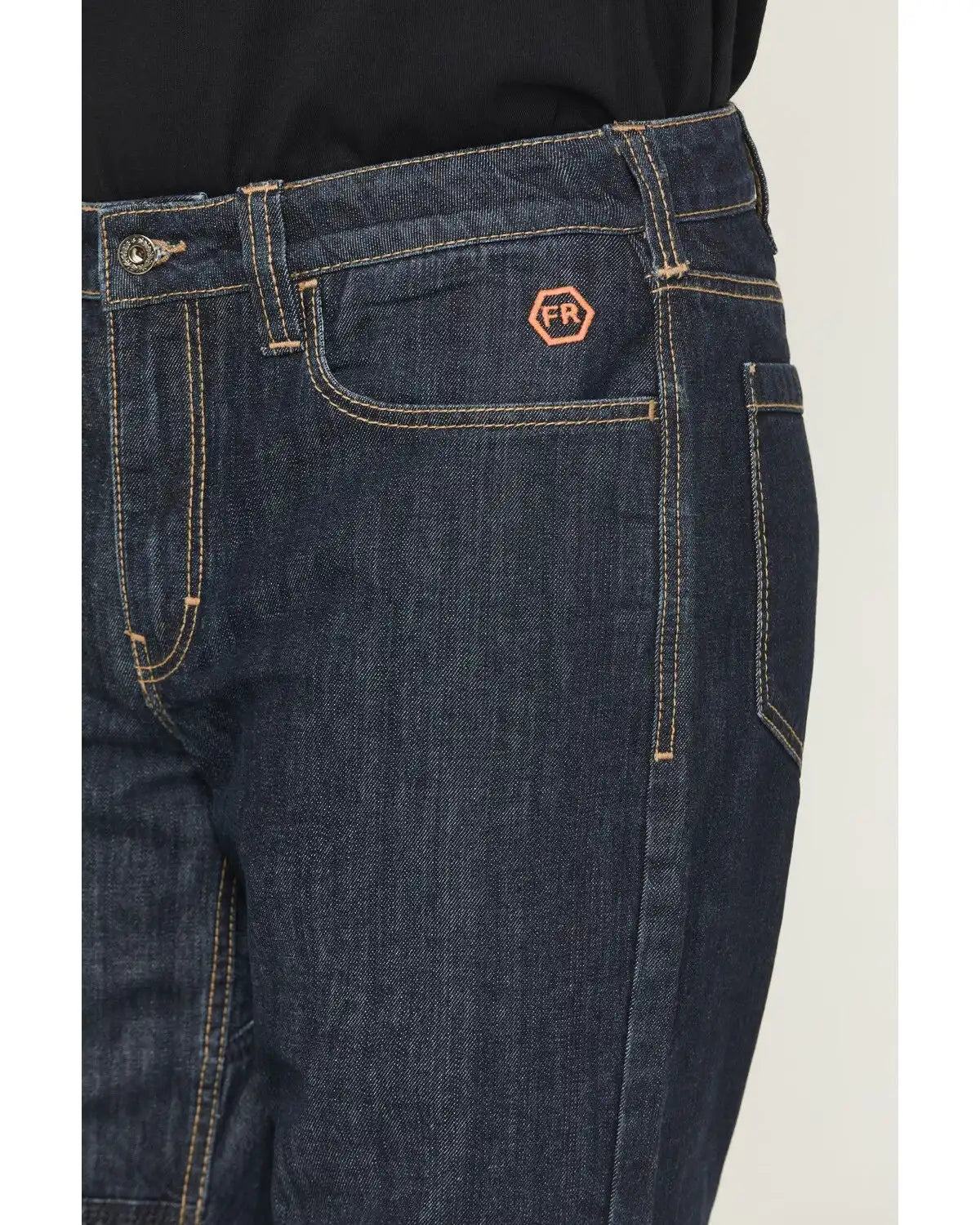 Hawx Men's FR Dark Wash Straight Denim Jeans