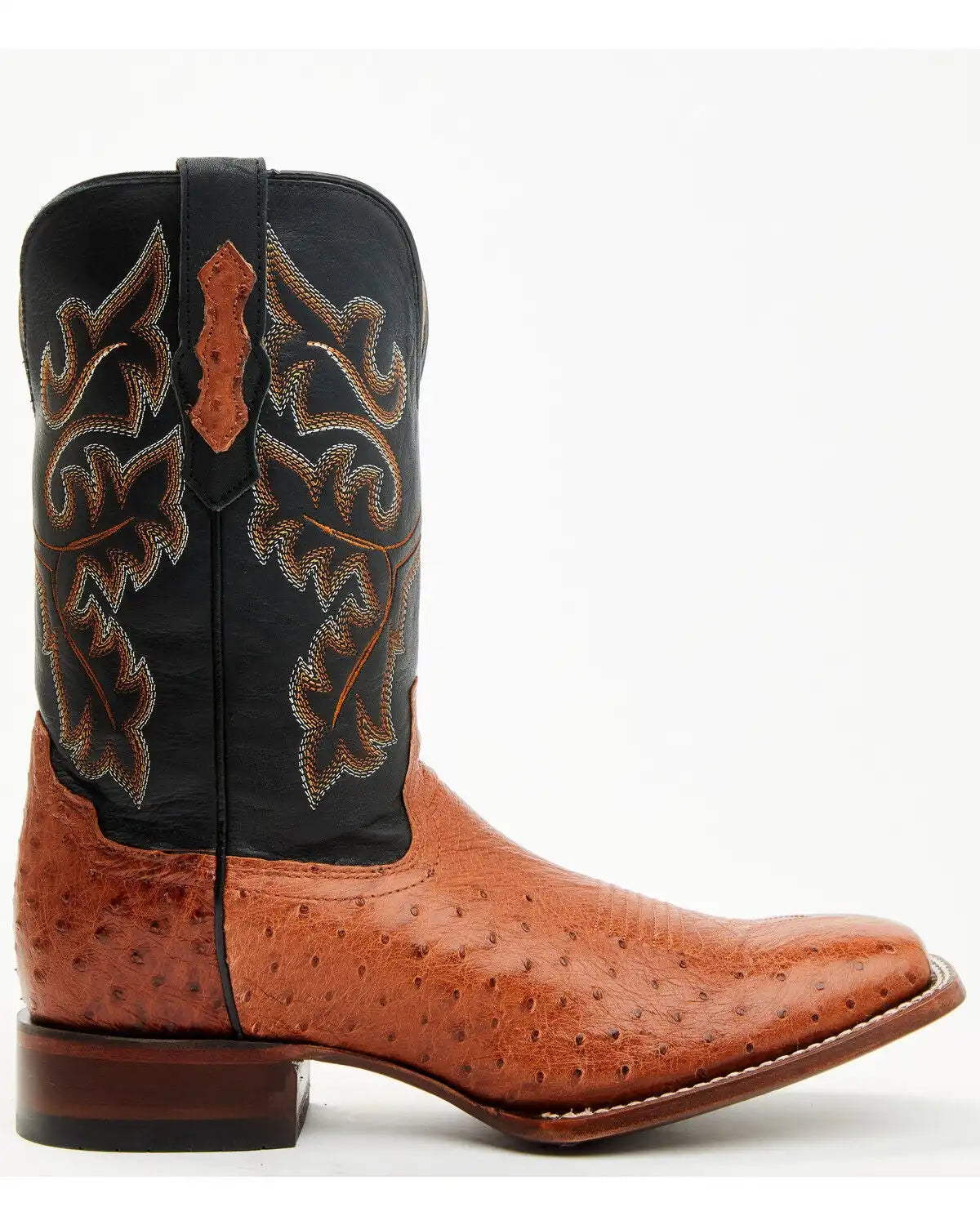 Cody James Men's Exotic Ostrich Western Boots - Broad Square Toe