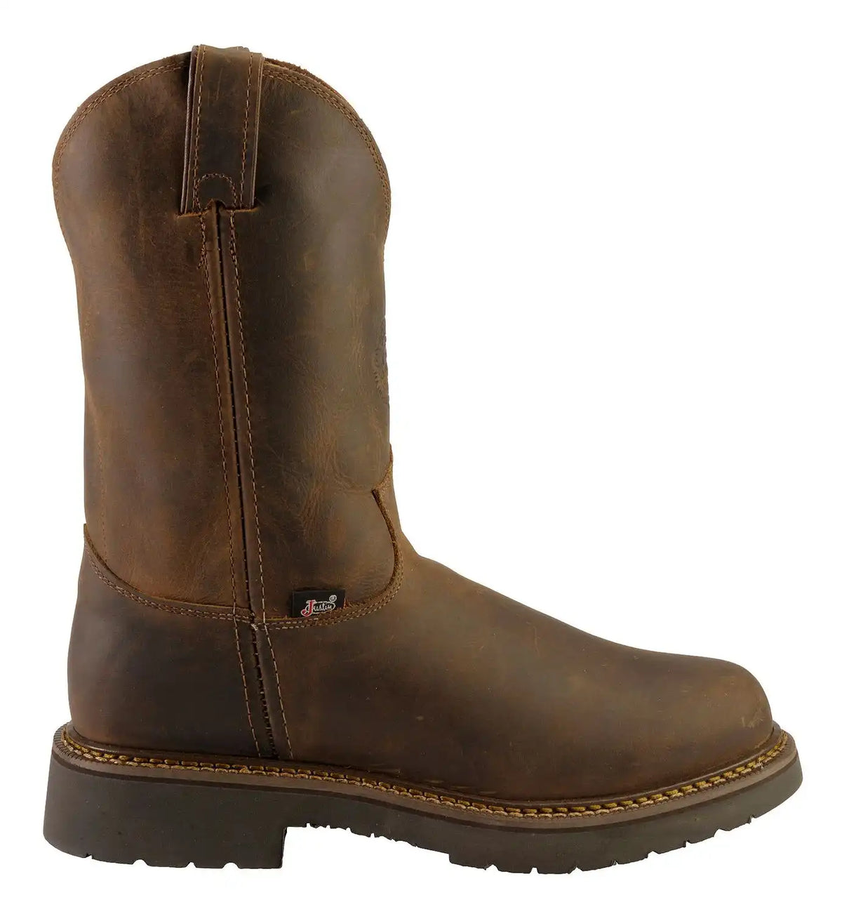 Justin Men's J-Max Balusters Electrical Hazard Pull On Work Boots - Steel Toe